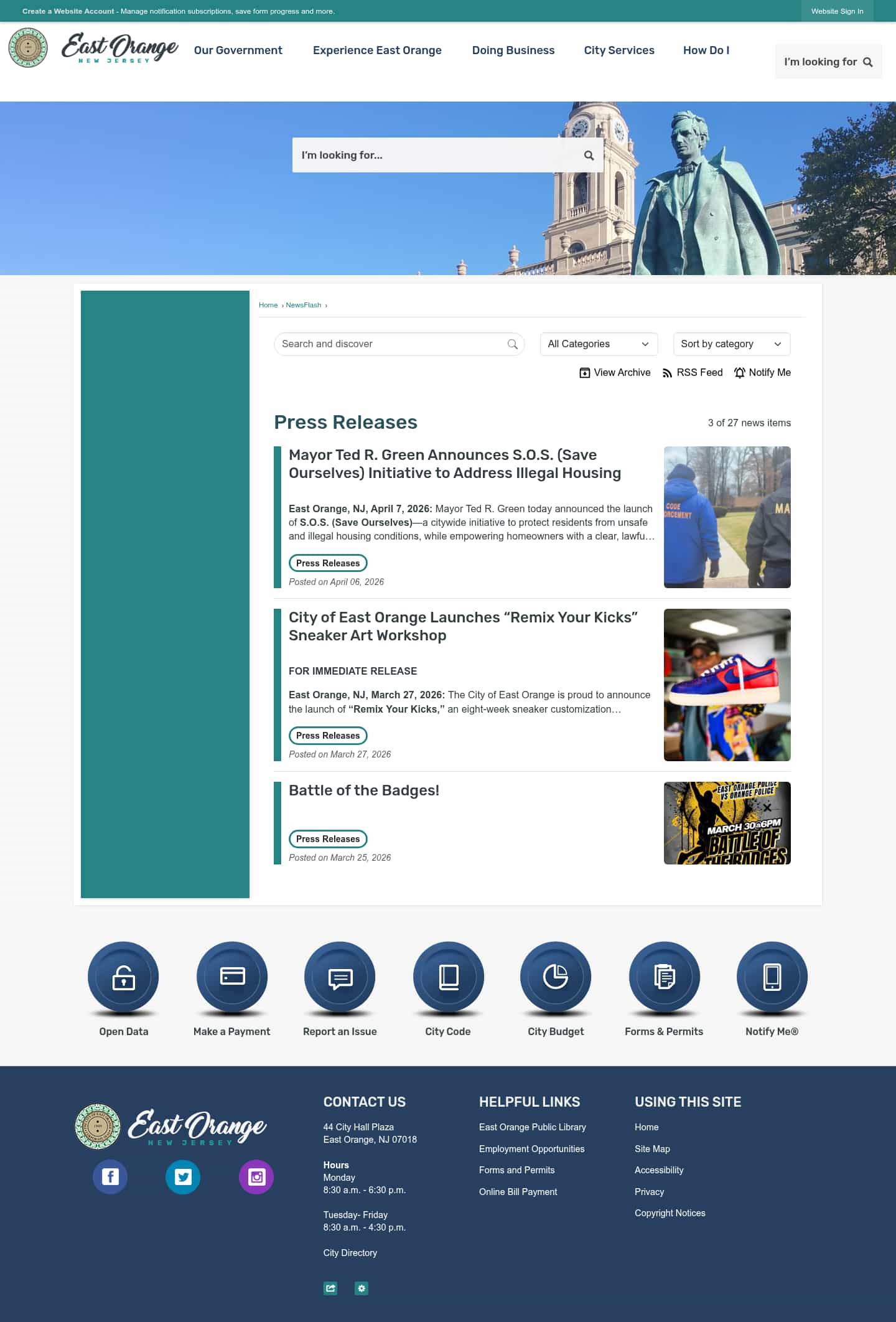 Latest website image capture