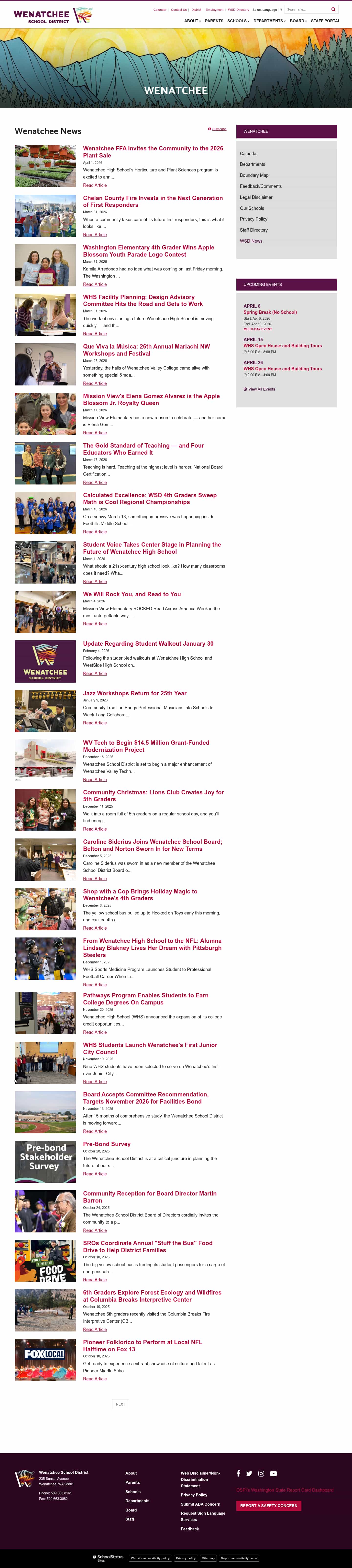 Latest website image capture