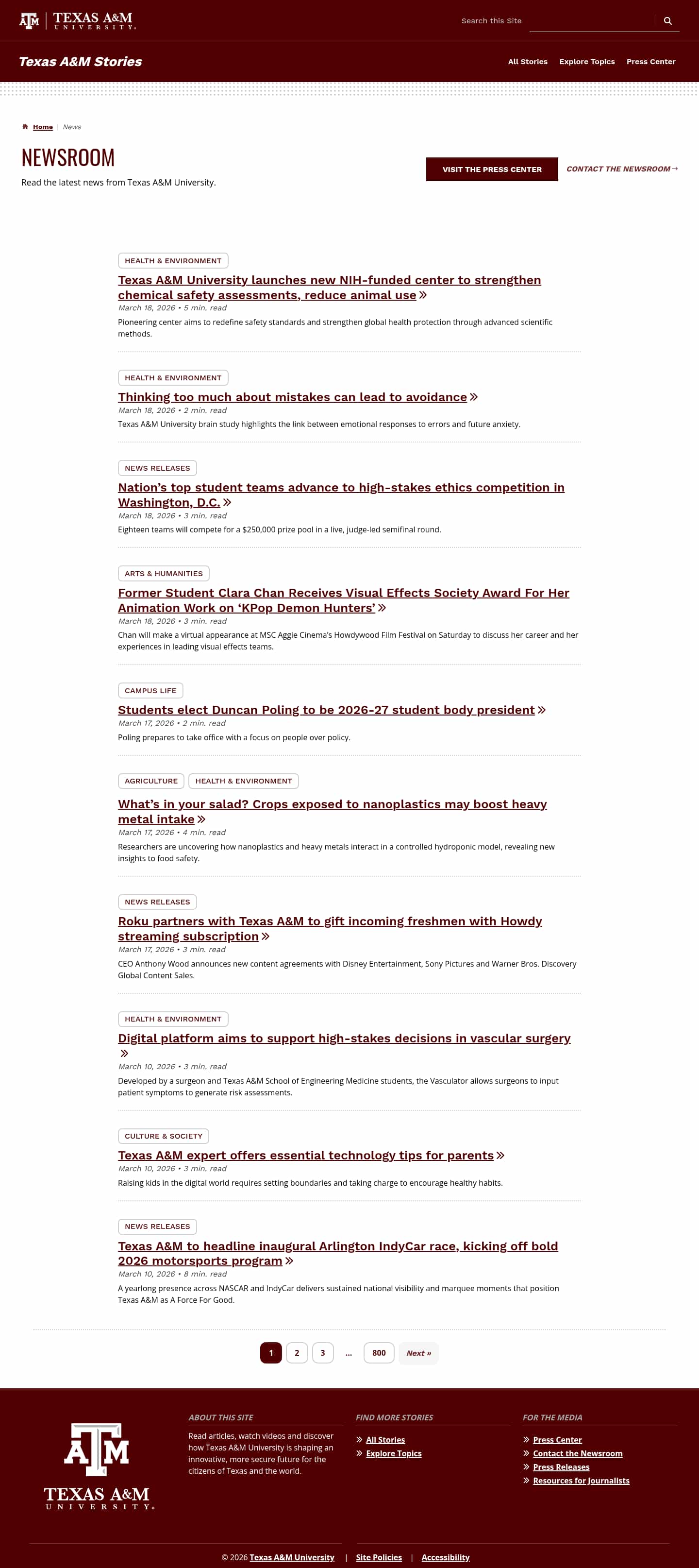 Latest website image capture