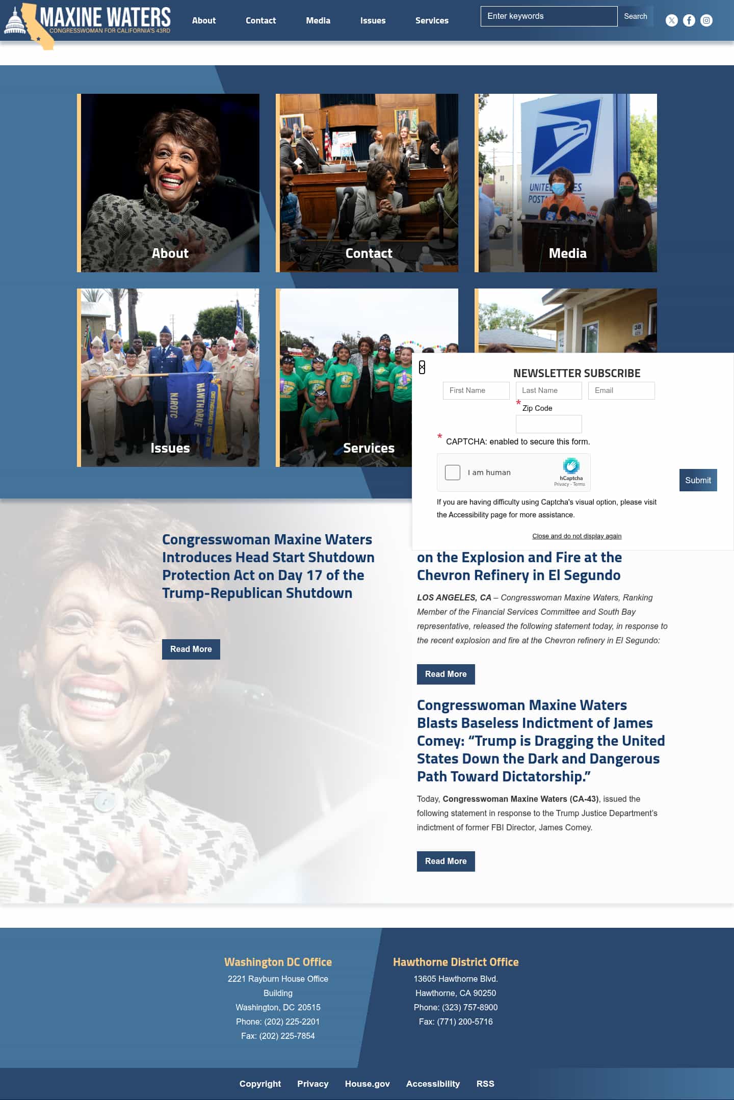 Latest website image capture