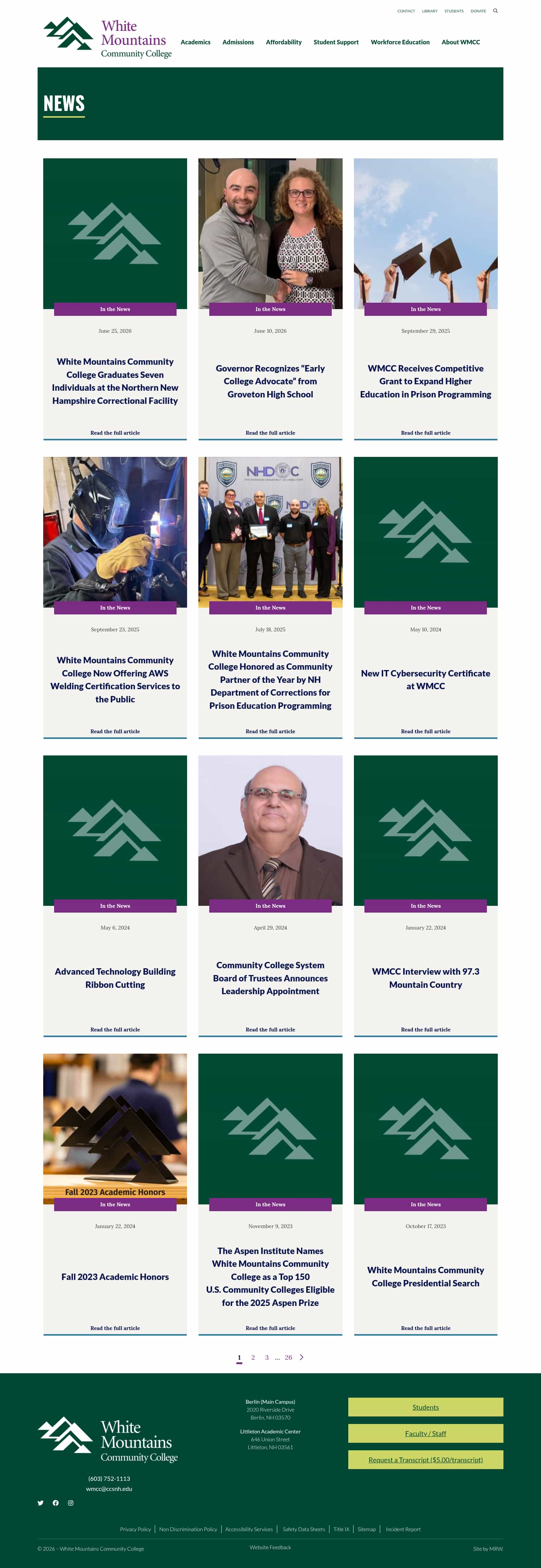 Latest website image capture
