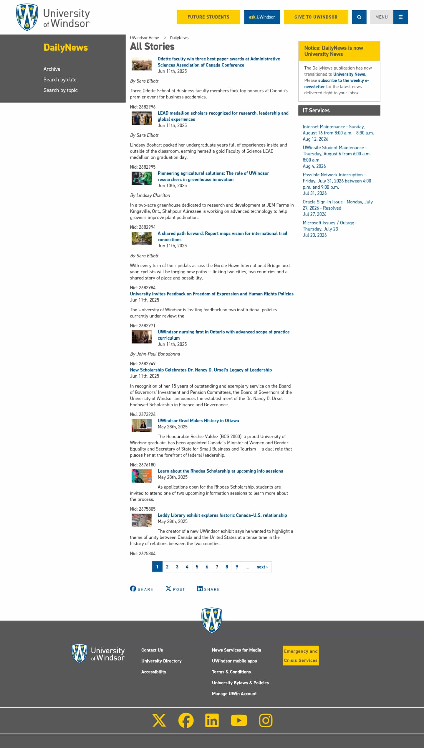 Latest website image capture