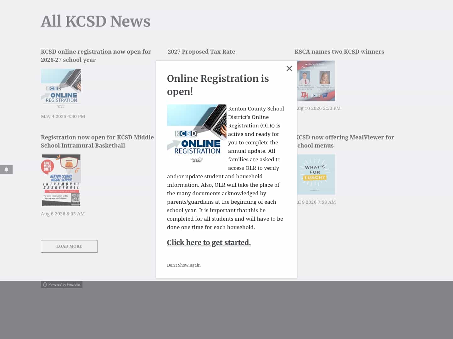 Latest website image capture