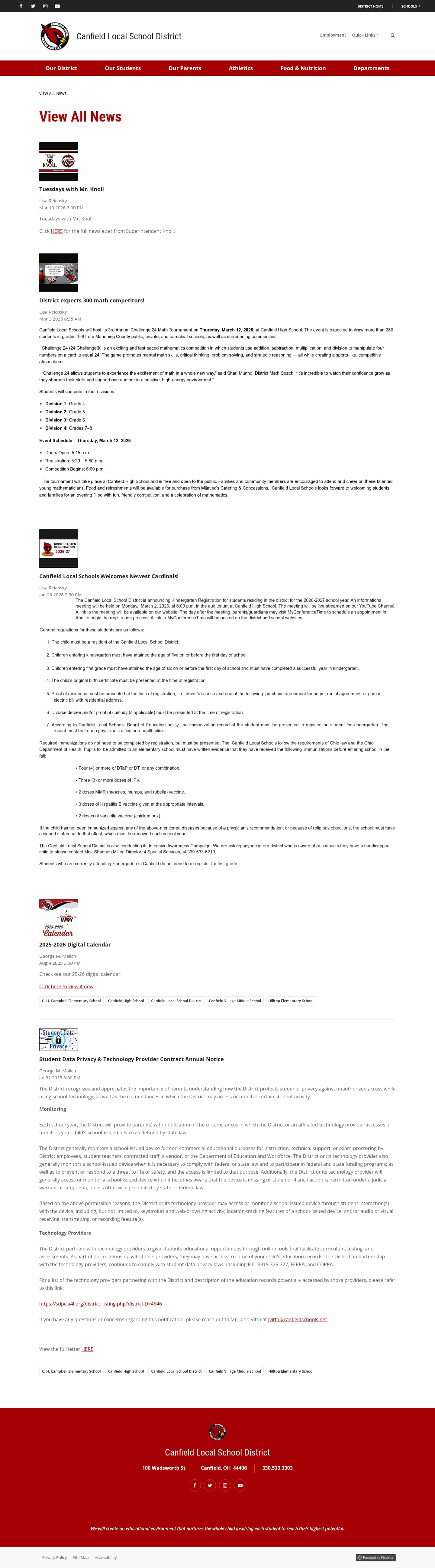 Latest website image capture