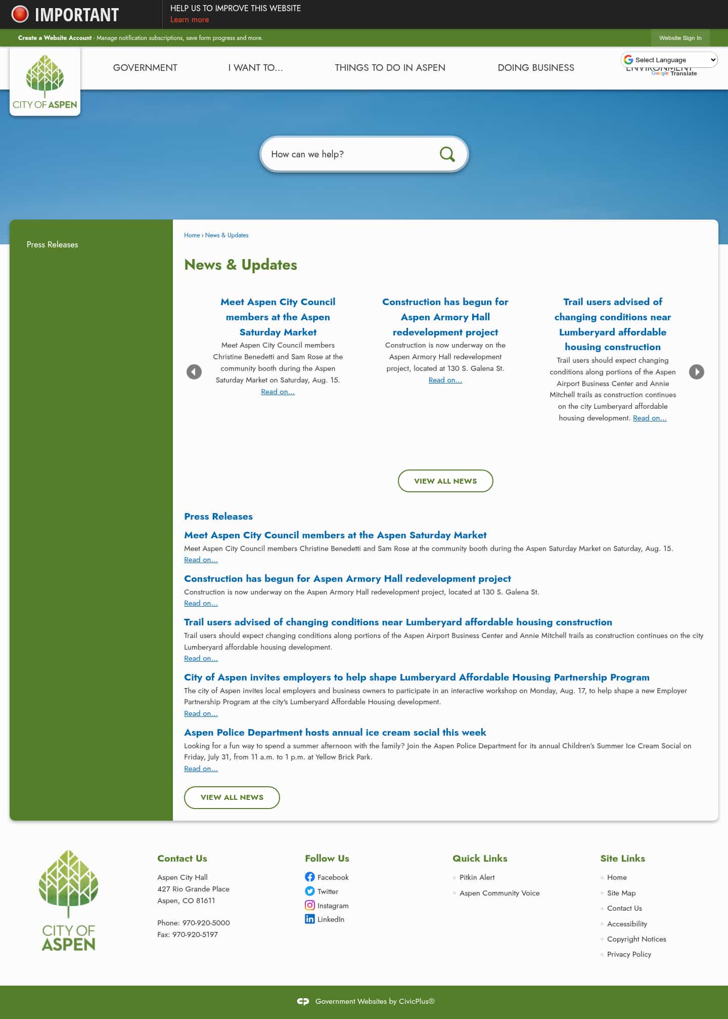 Latest website image capture