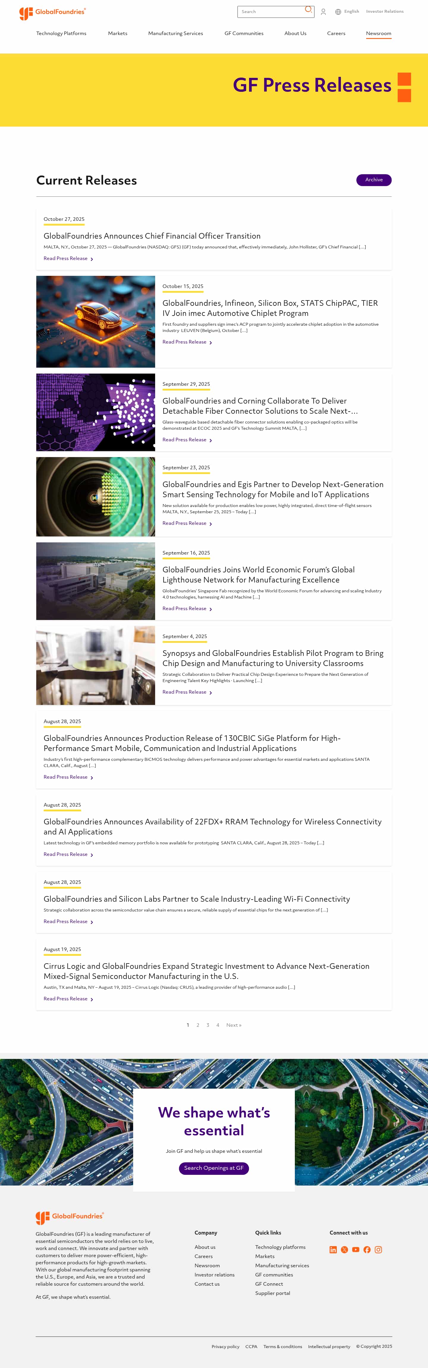 Latest website image capture
