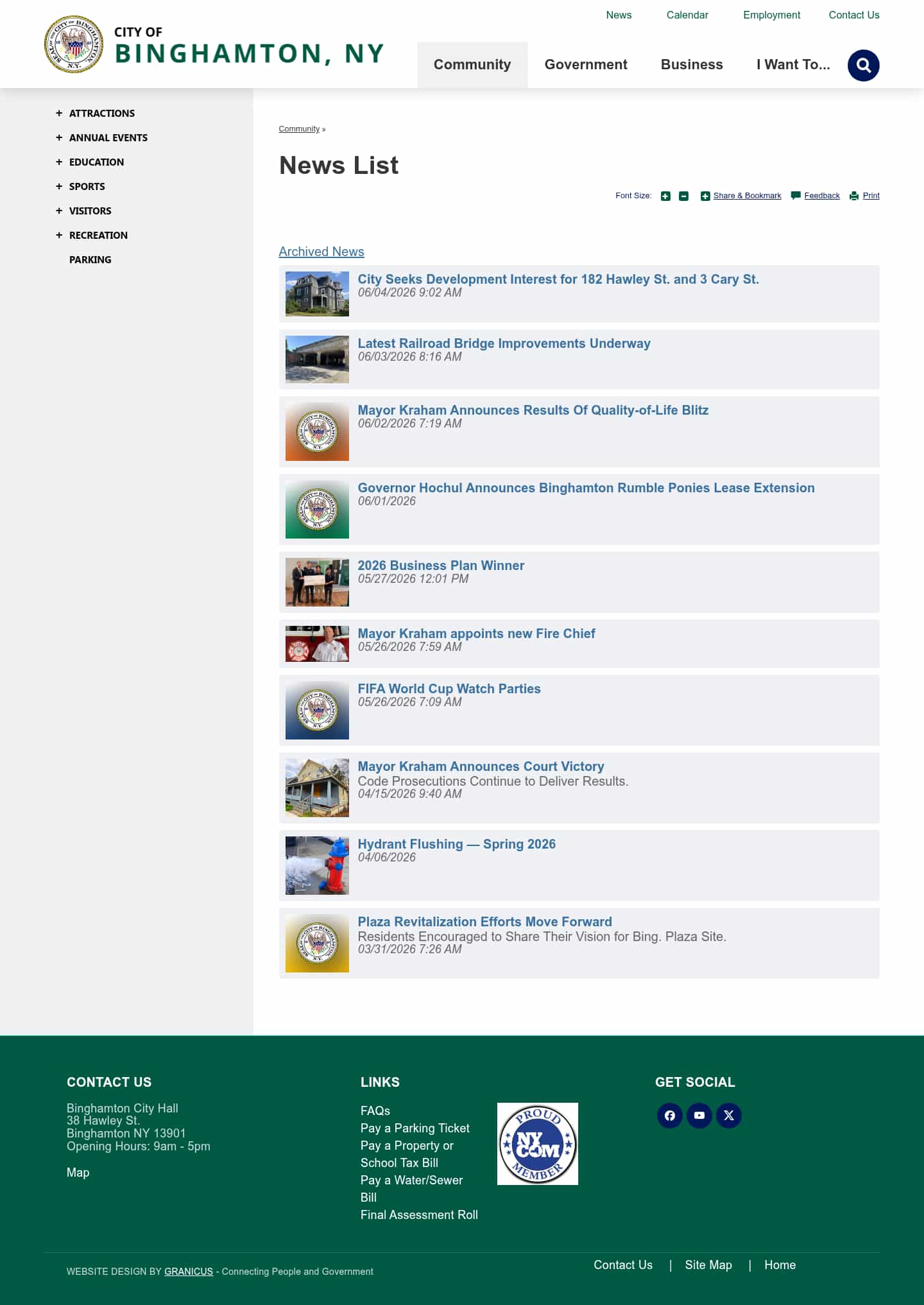 Latest website image capture