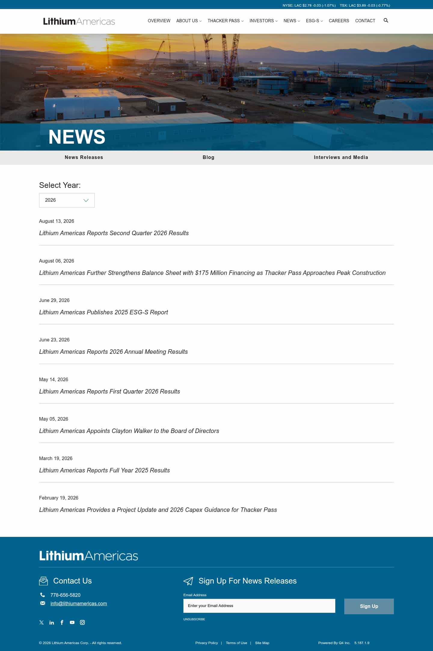Latest website image capture