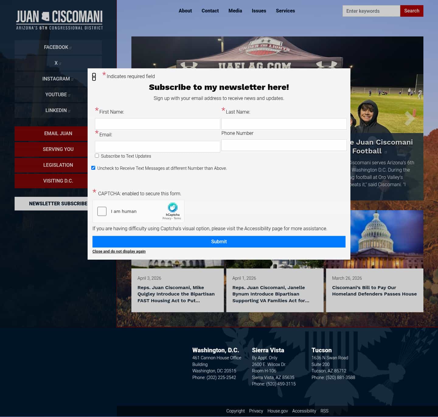 Latest website image capture