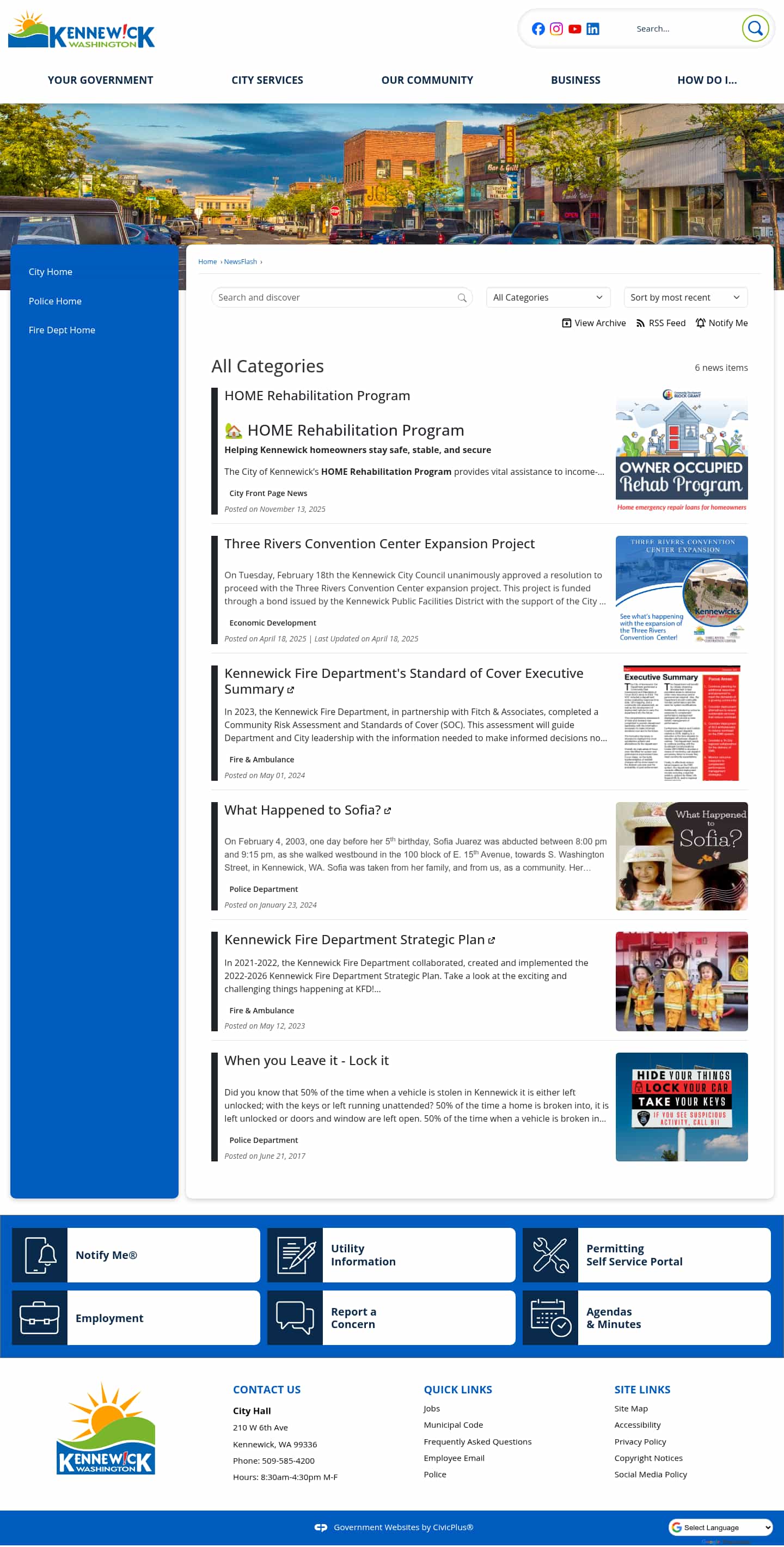 Latest website image capture