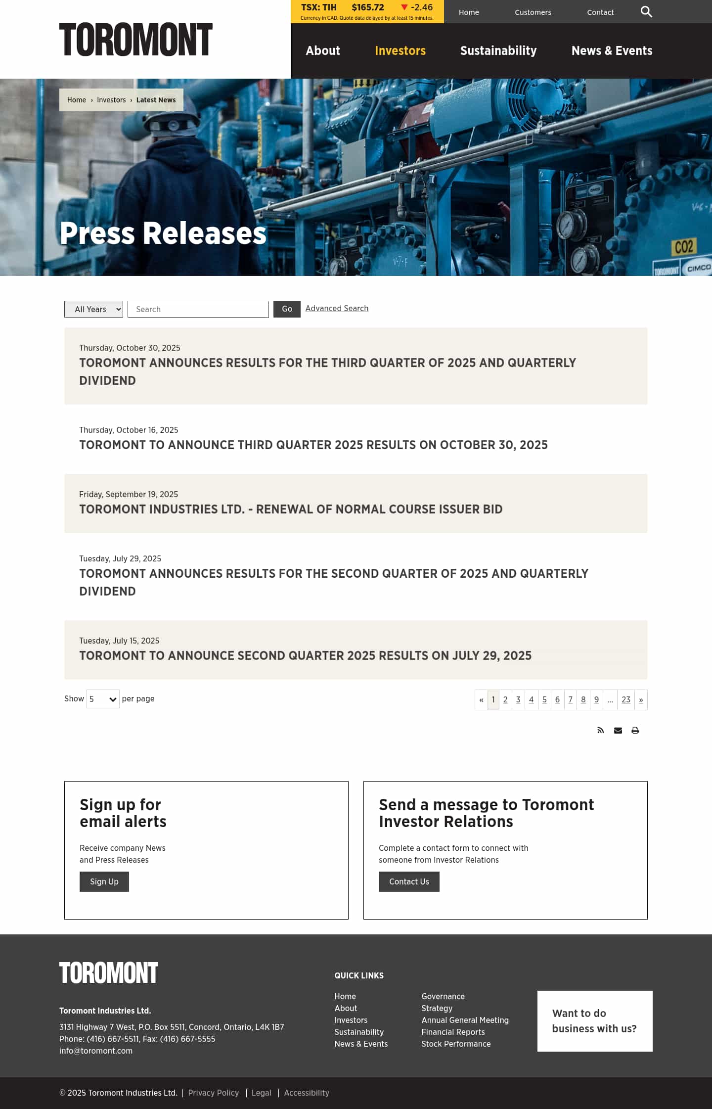 Latest website image capture