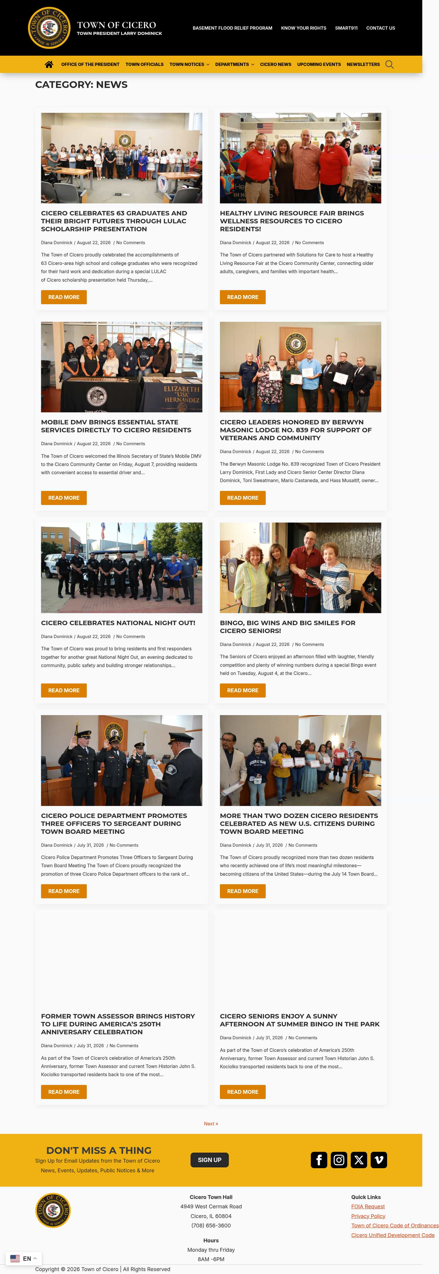 Latest website image capture