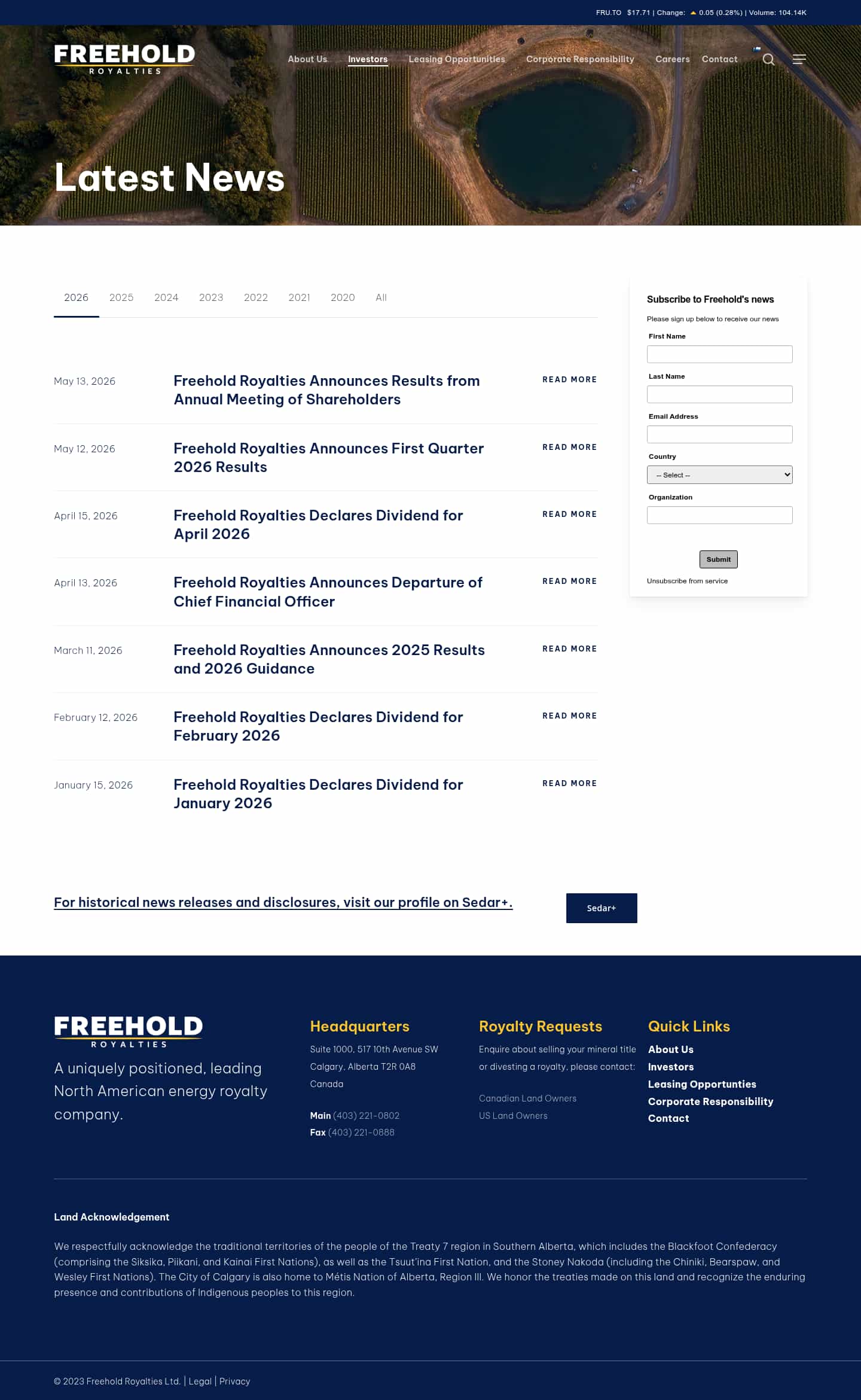 Latest website image capture