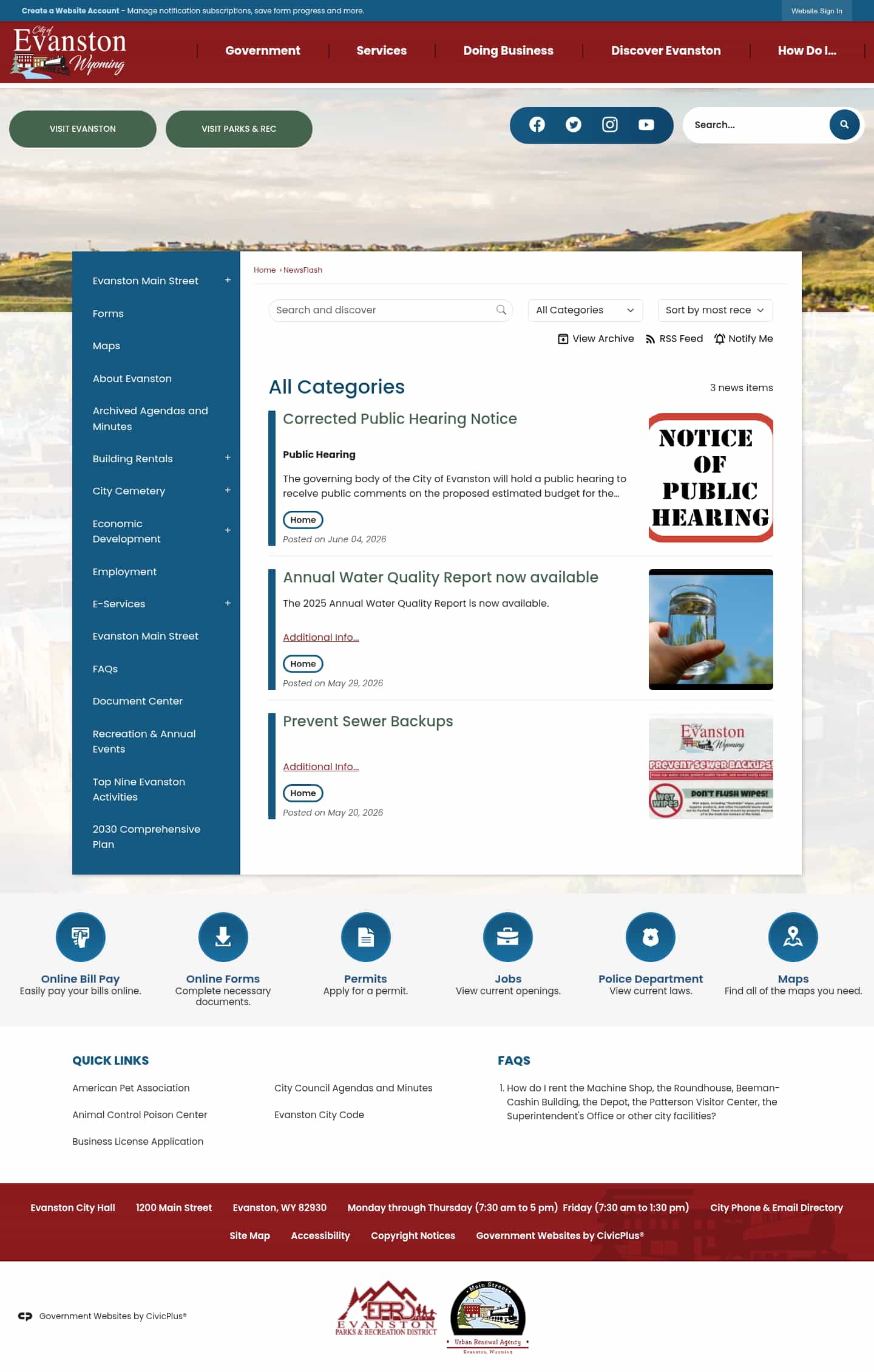 Latest website image capture