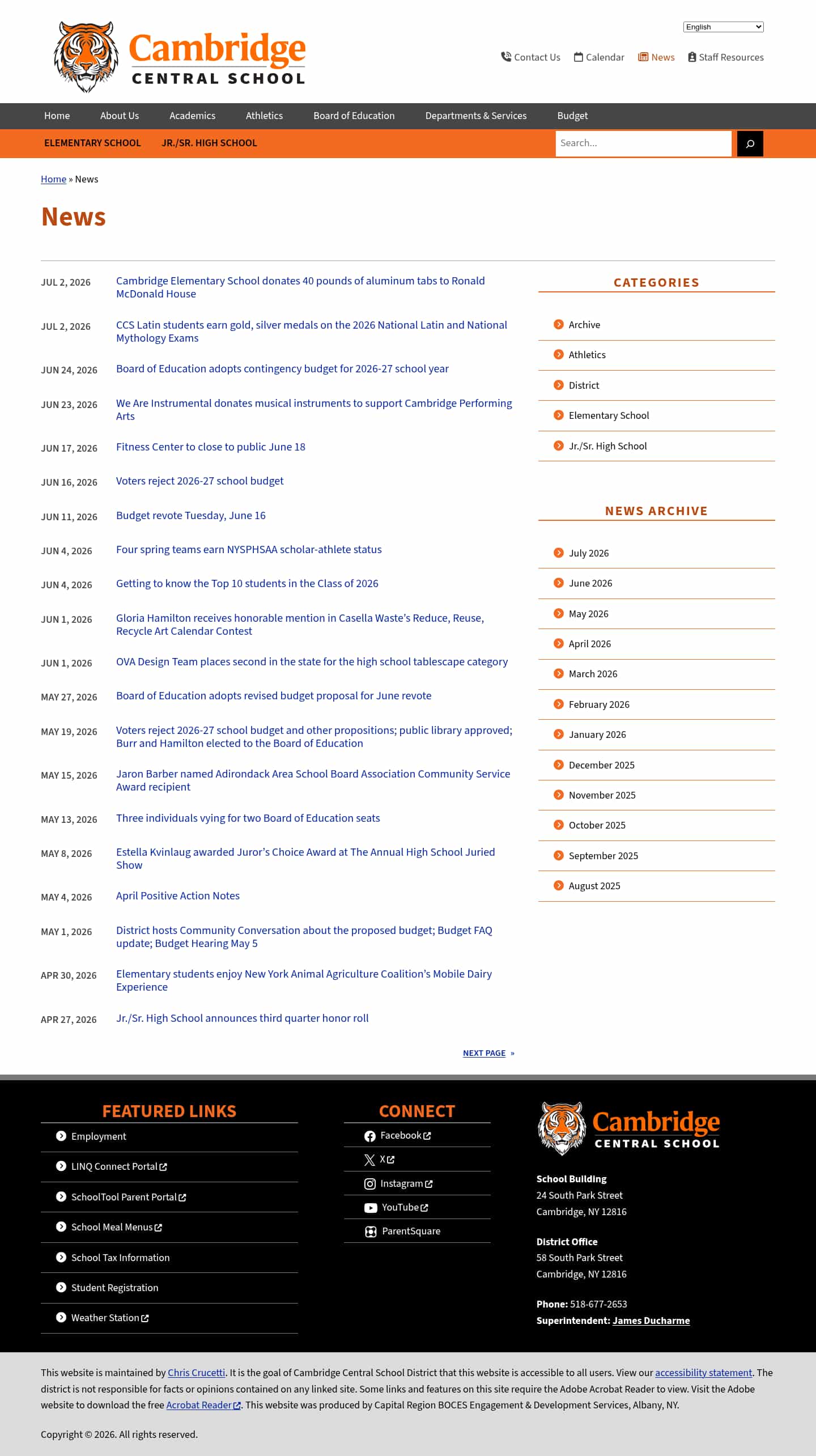 Latest website image capture