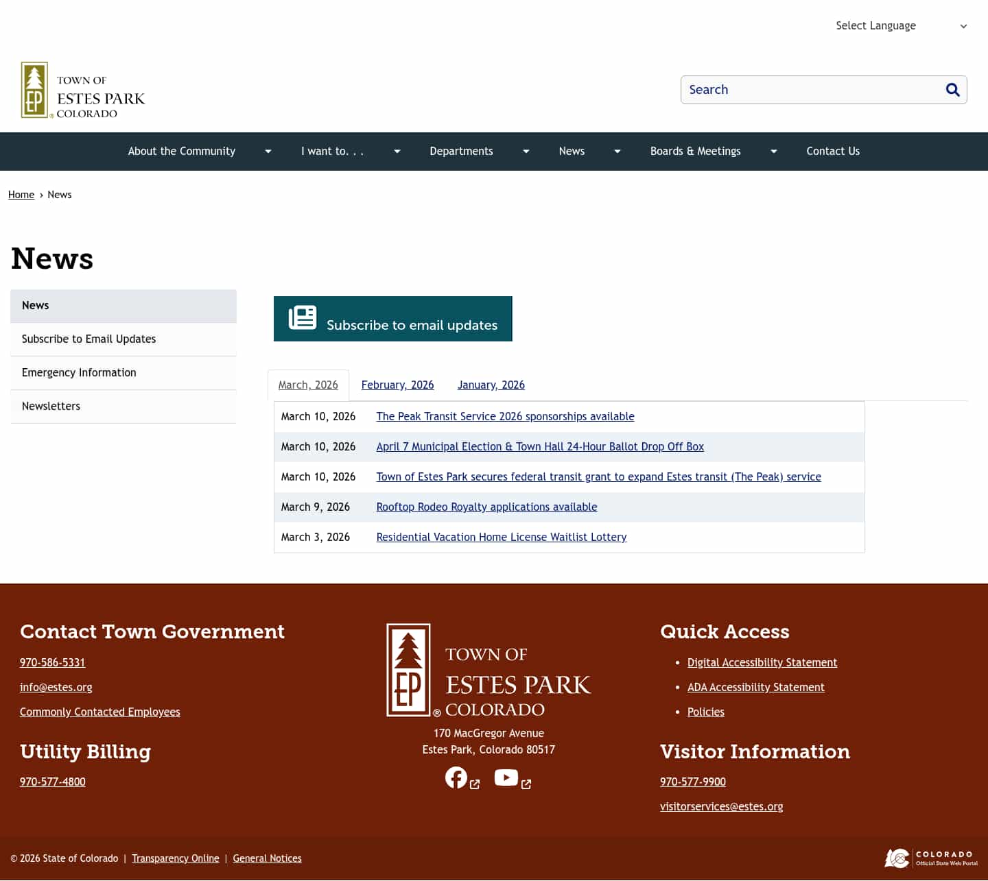 Latest website image capture
