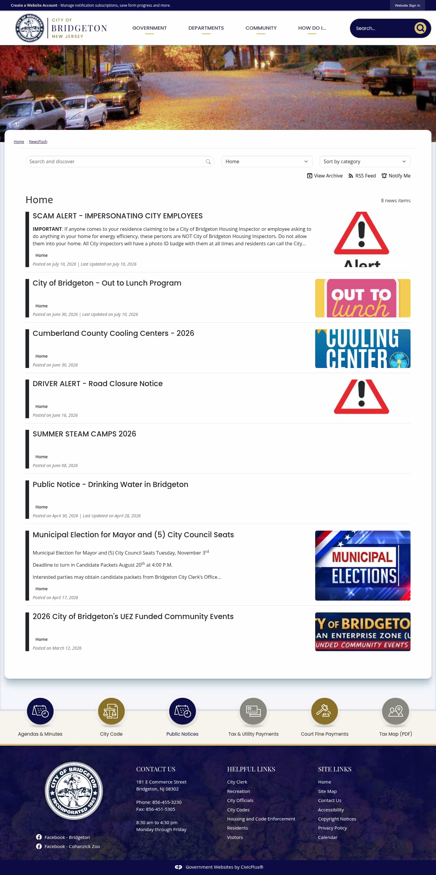 Latest website image capture