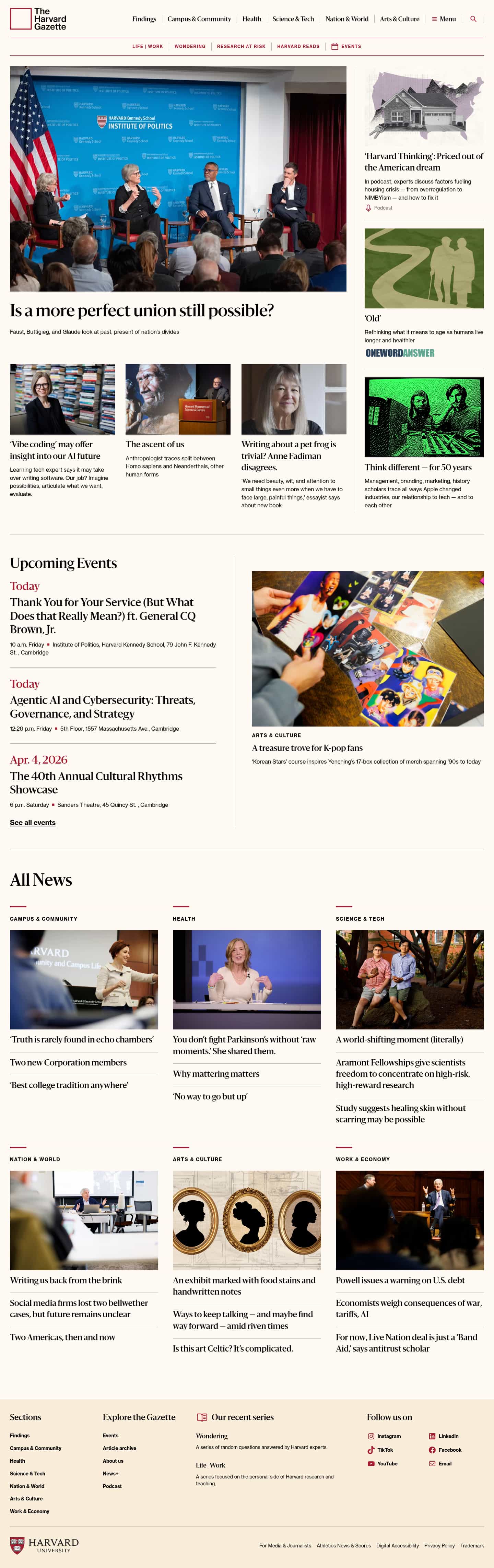 Latest website image capture