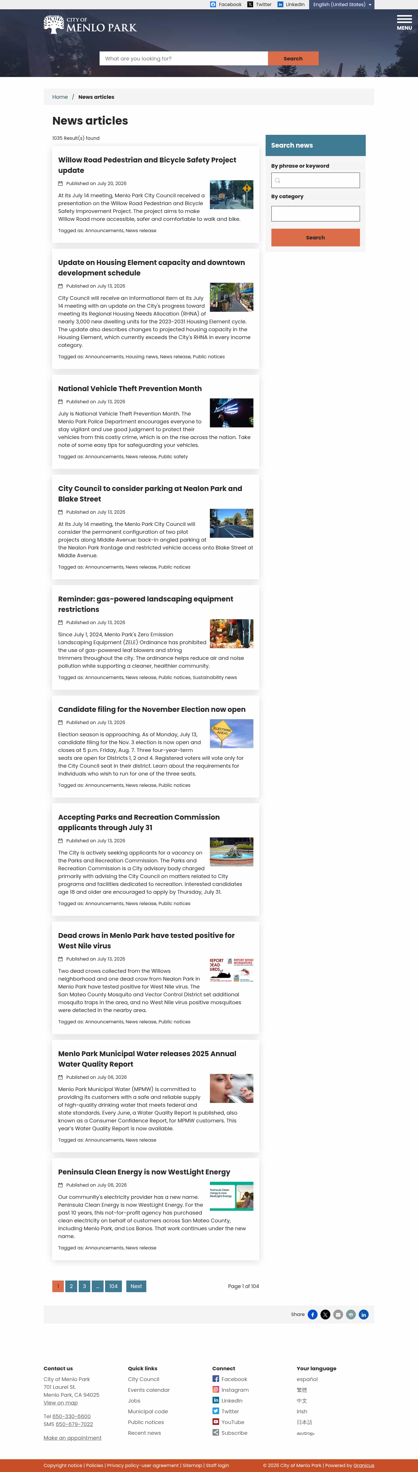 Latest website image capture
