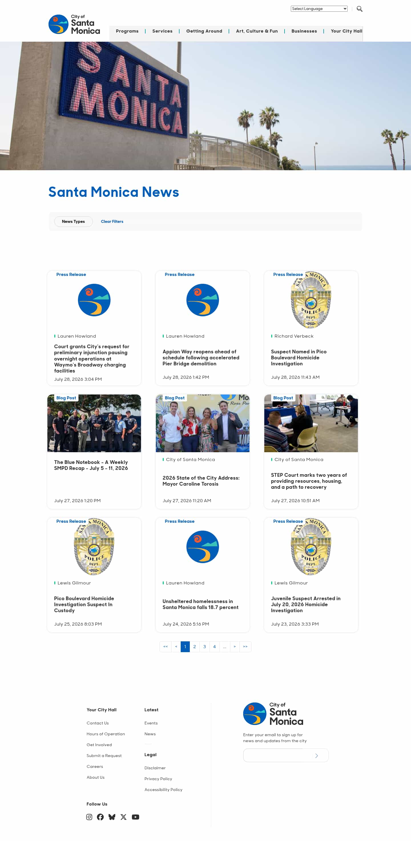 Latest website image capture