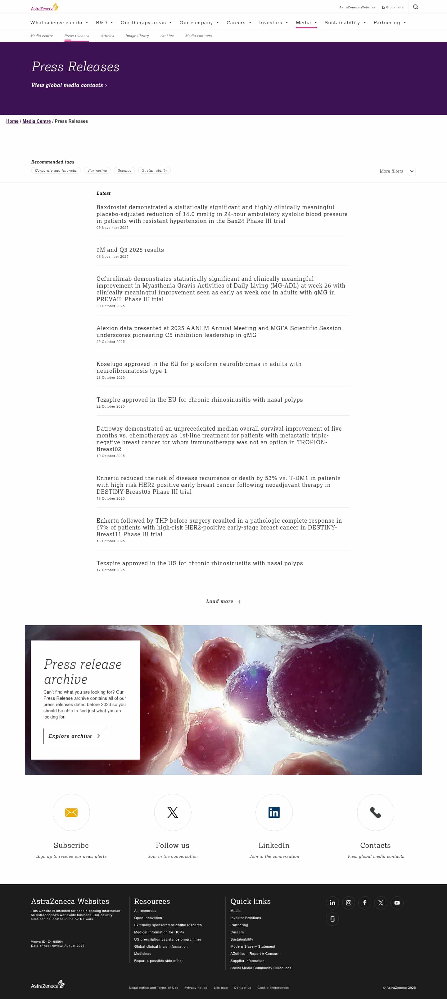 Latest website image capture