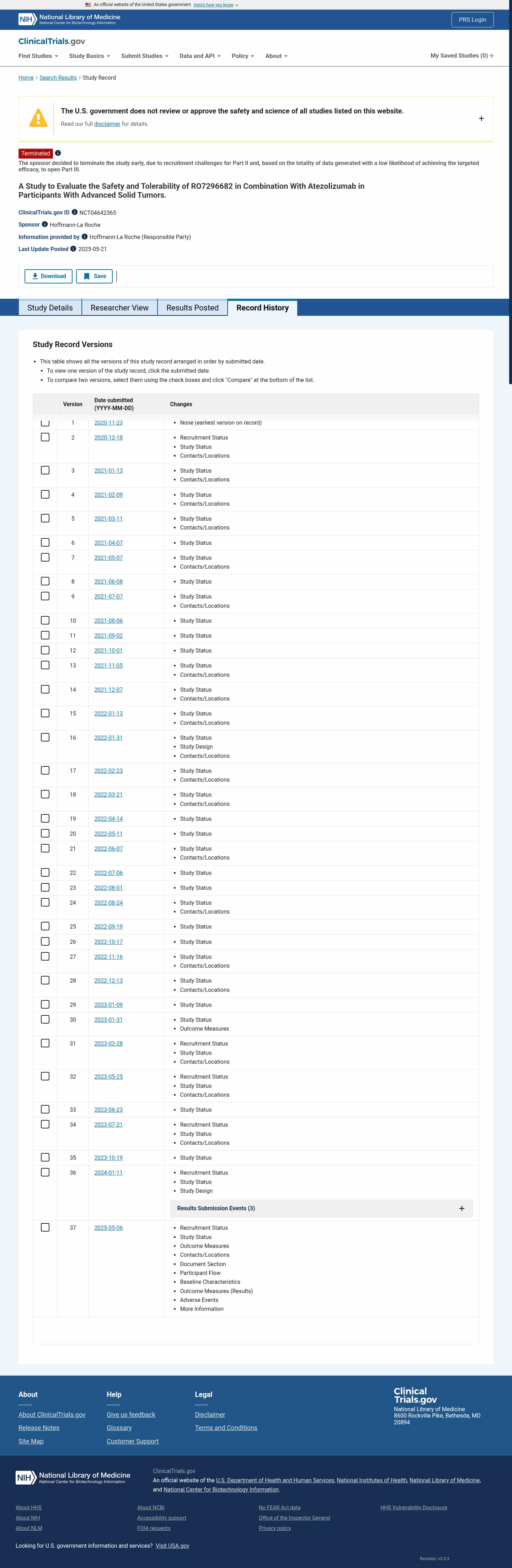 Latest website image capture