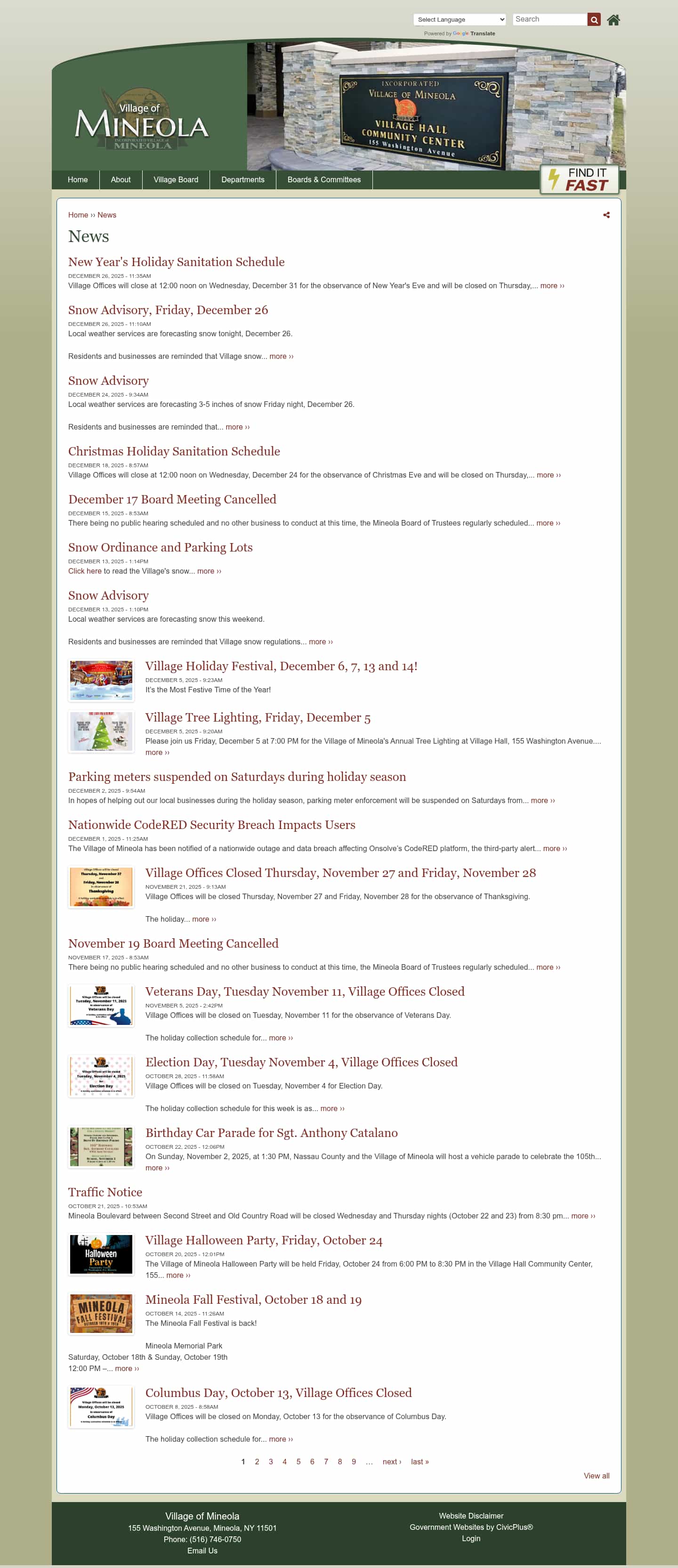 Latest website image capture