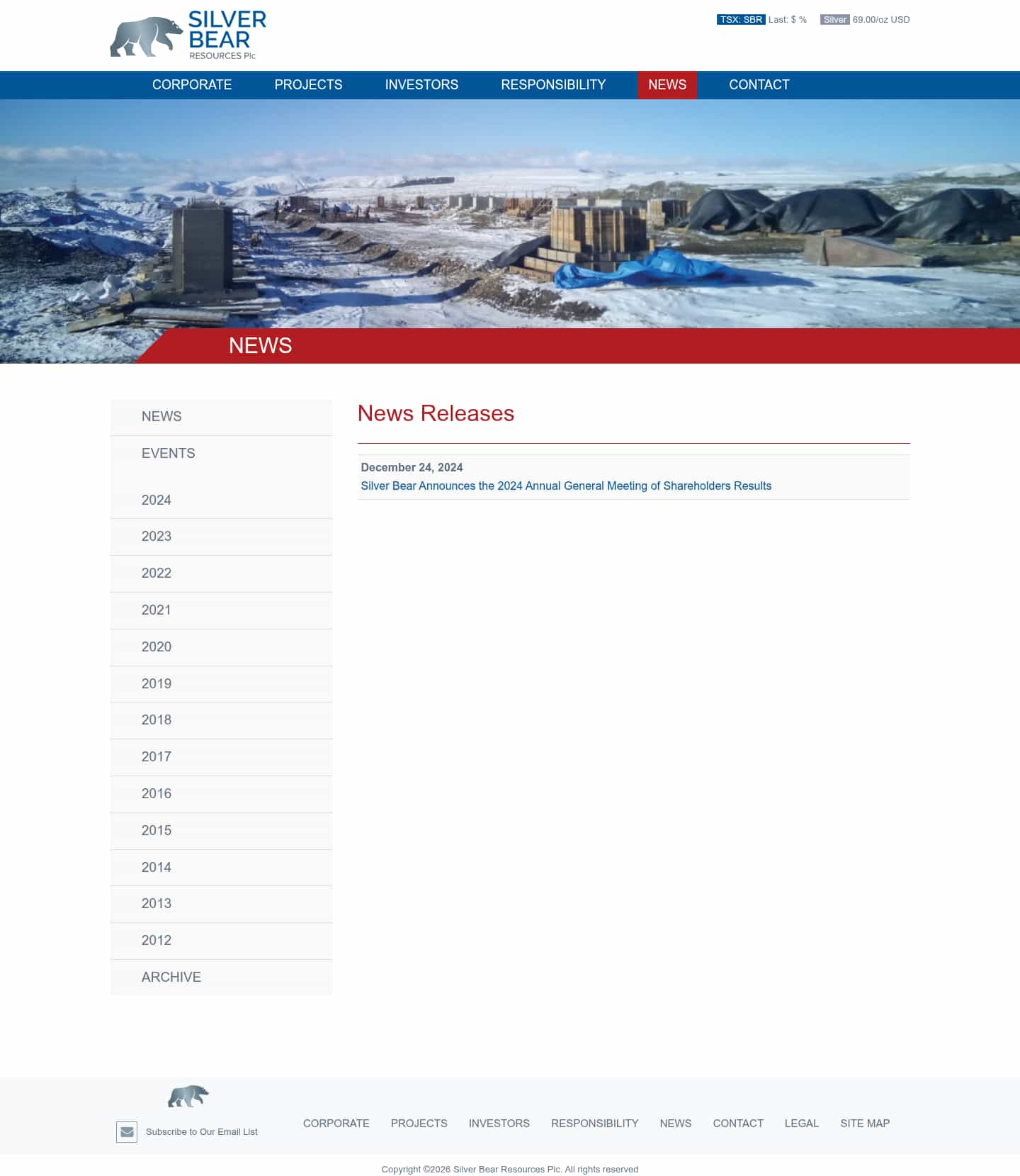 Latest website image capture