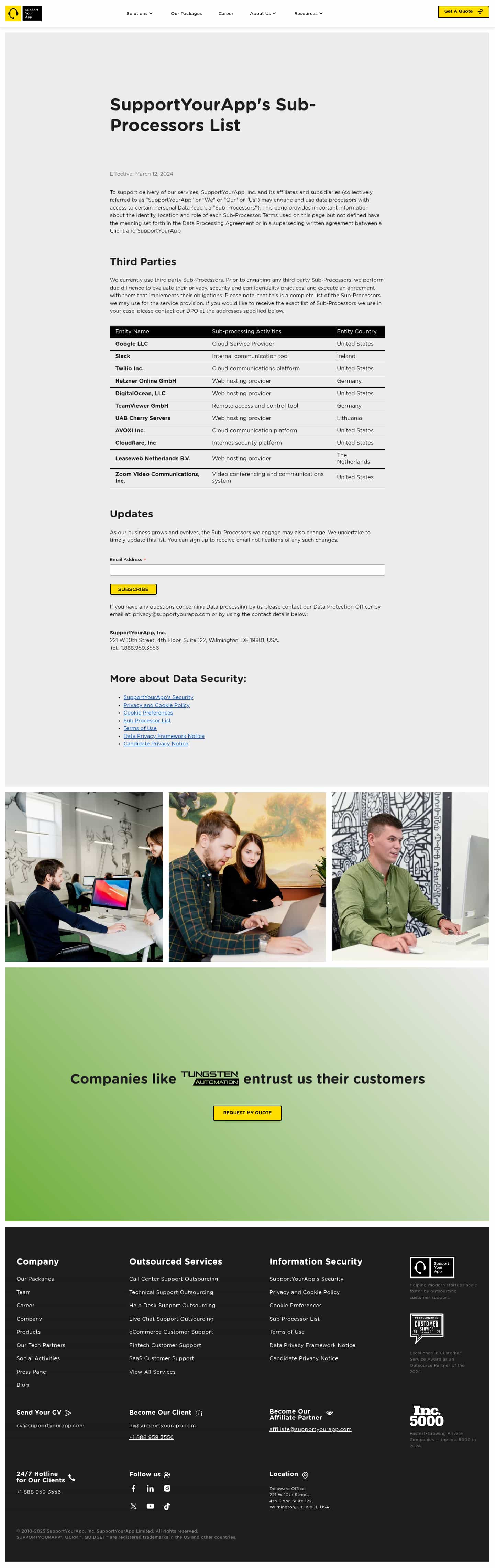 Latest website image capture