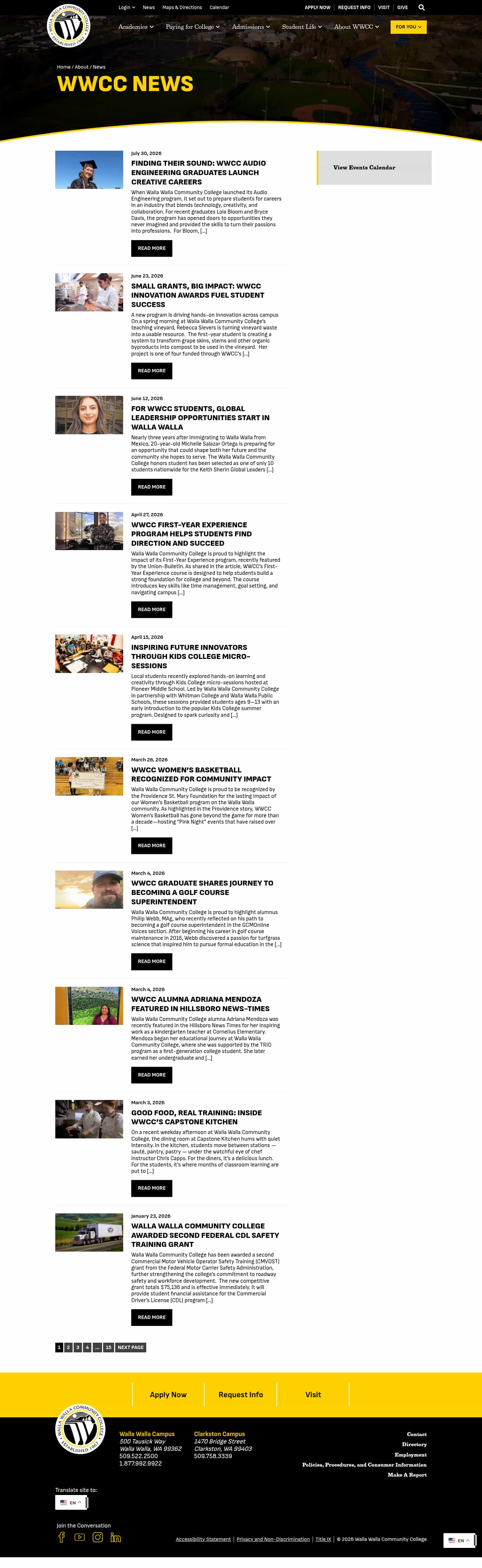 Latest website image capture
