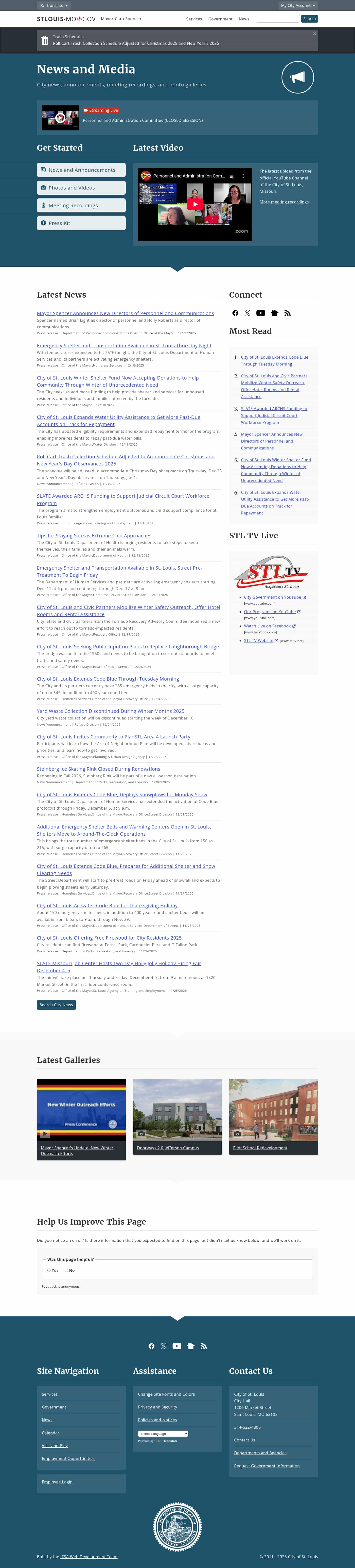 Latest website image capture