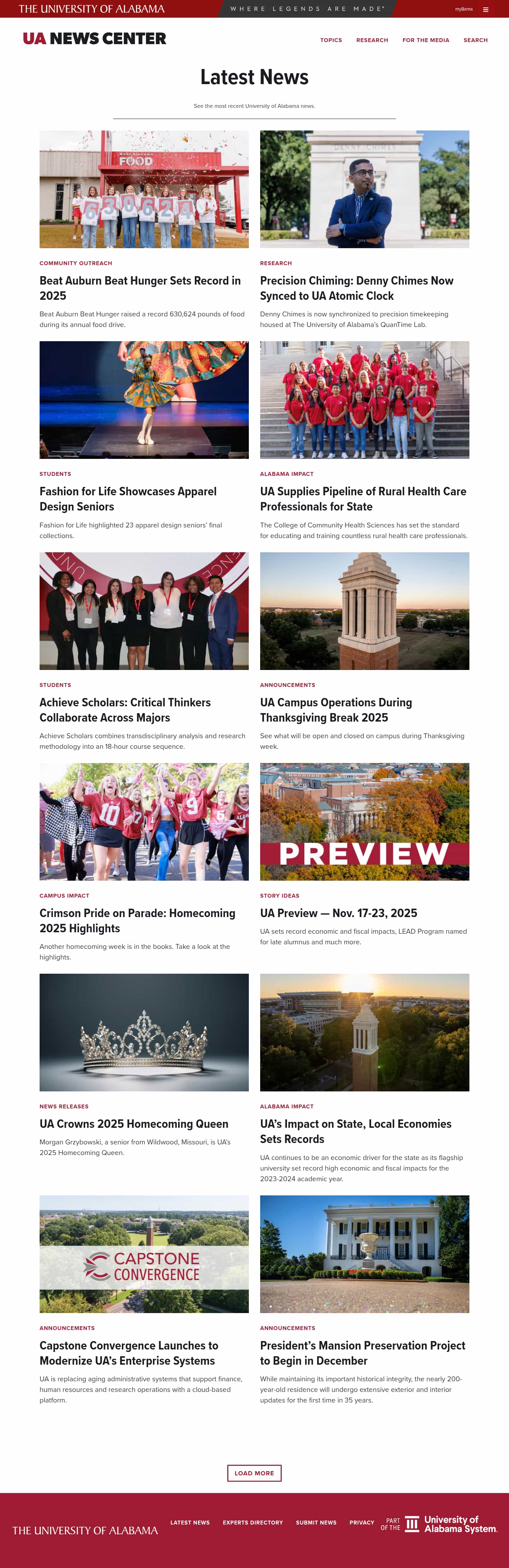 Latest website image capture