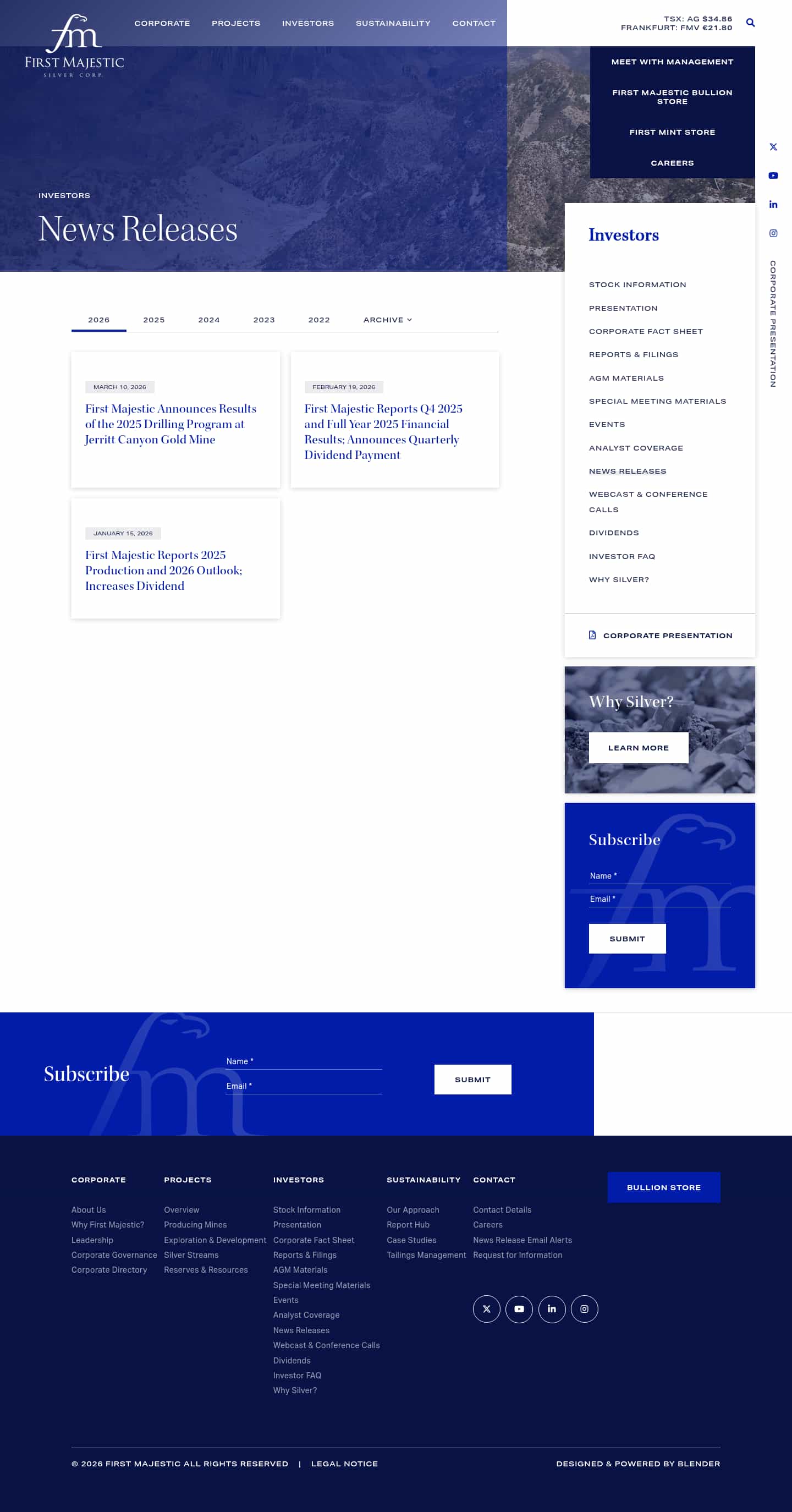 Latest website image capture