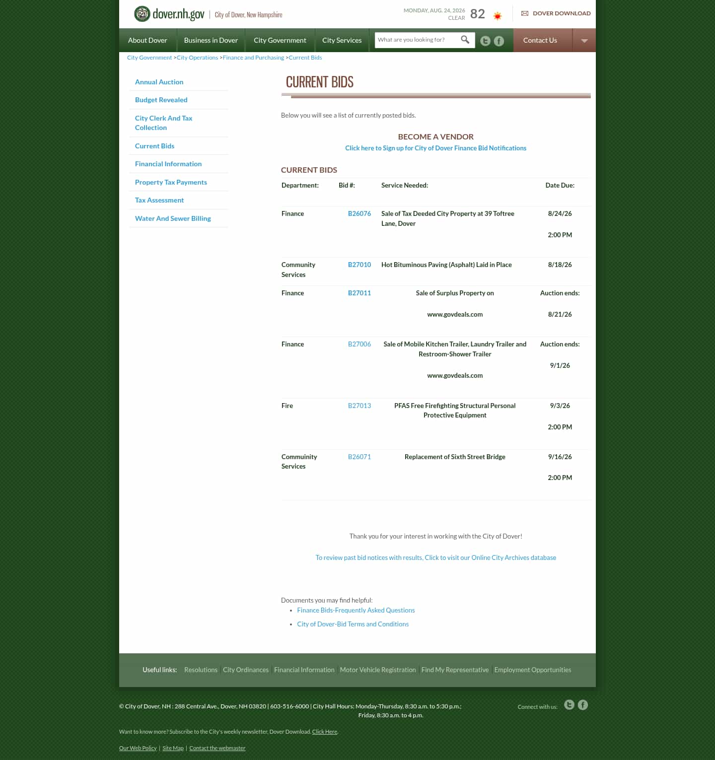 Latest website image capture