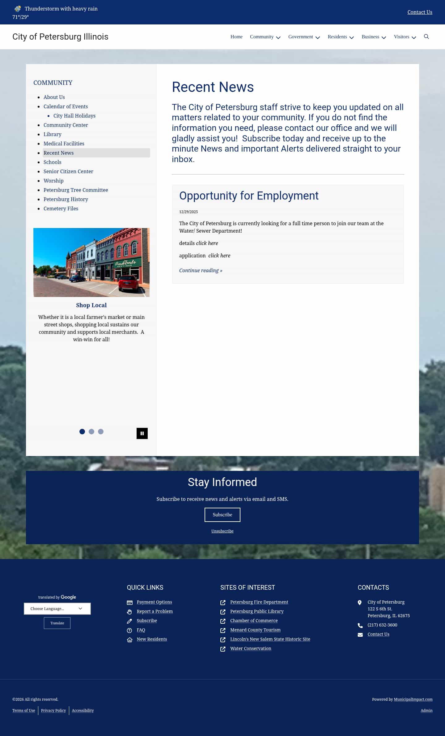 Latest website image capture