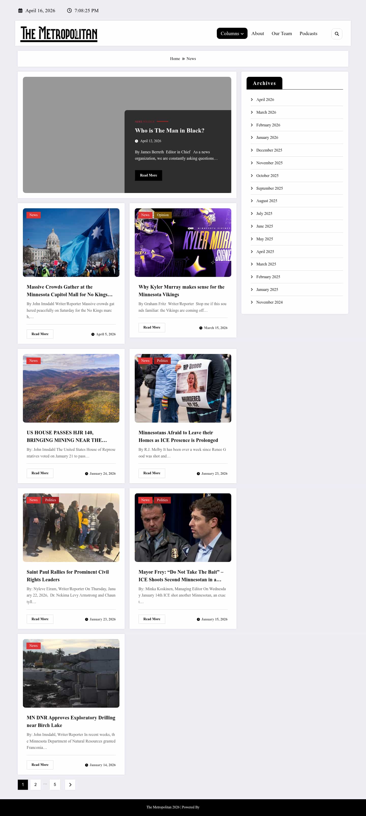 Latest website image capture