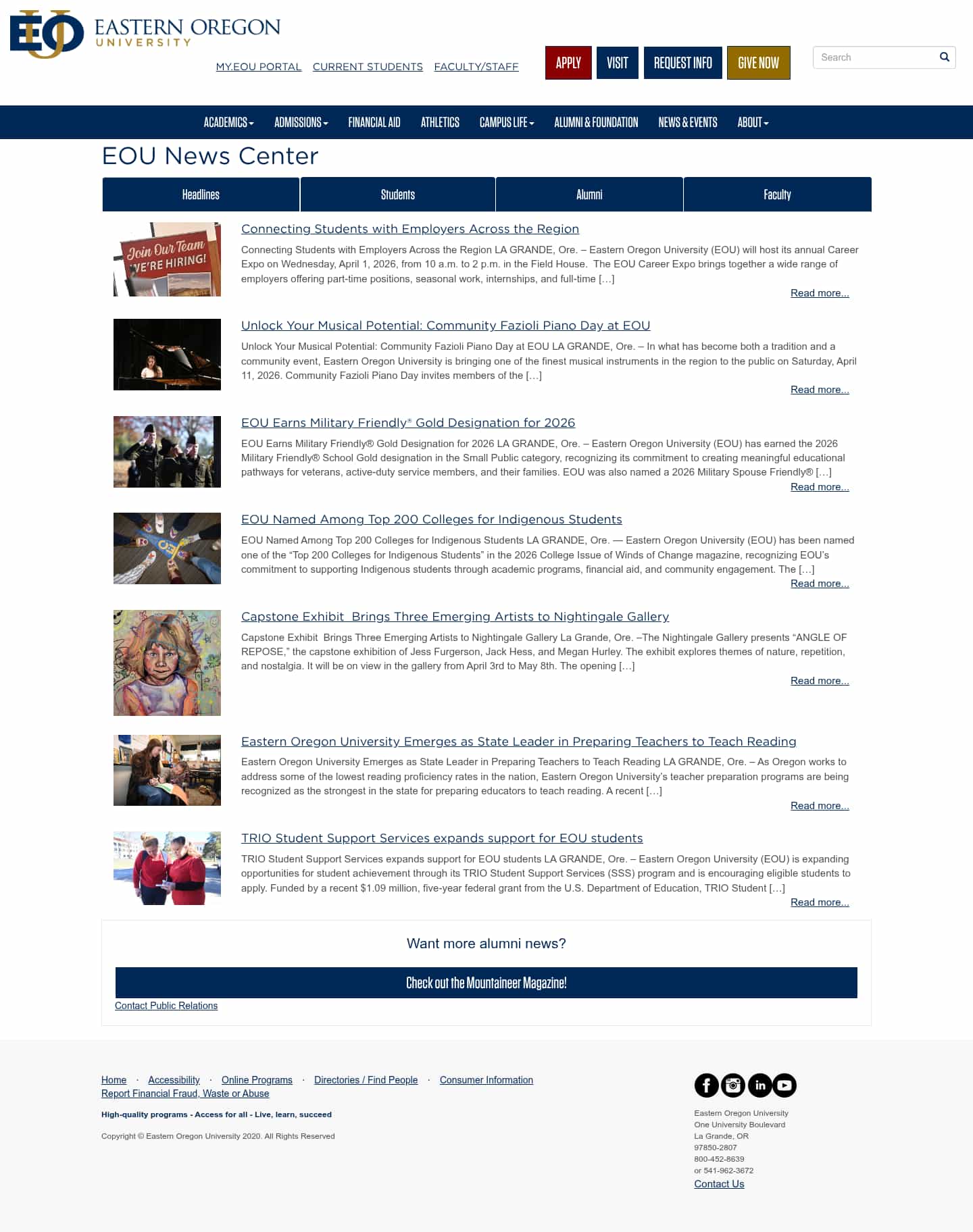 Latest website image capture