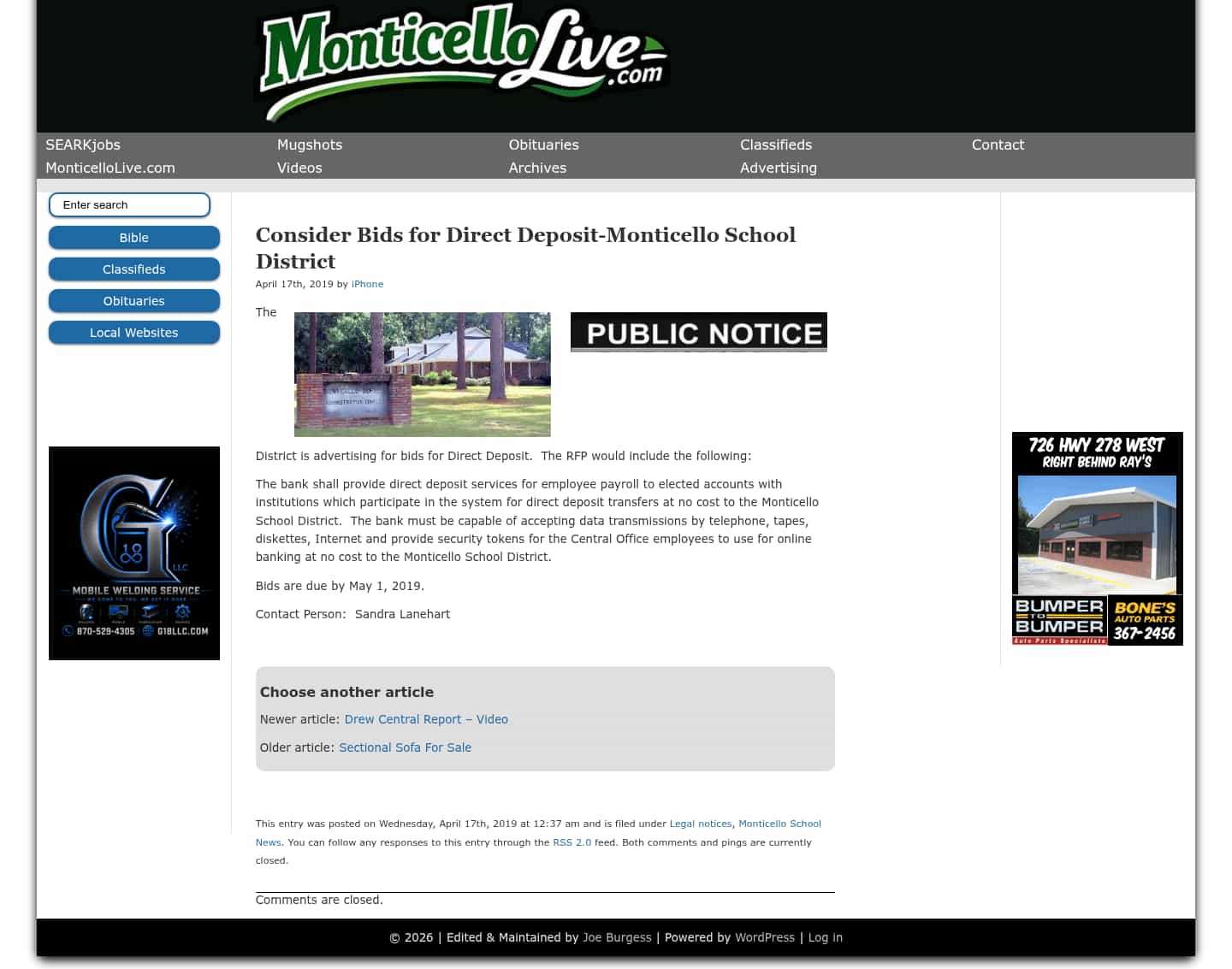 Latest website image capture