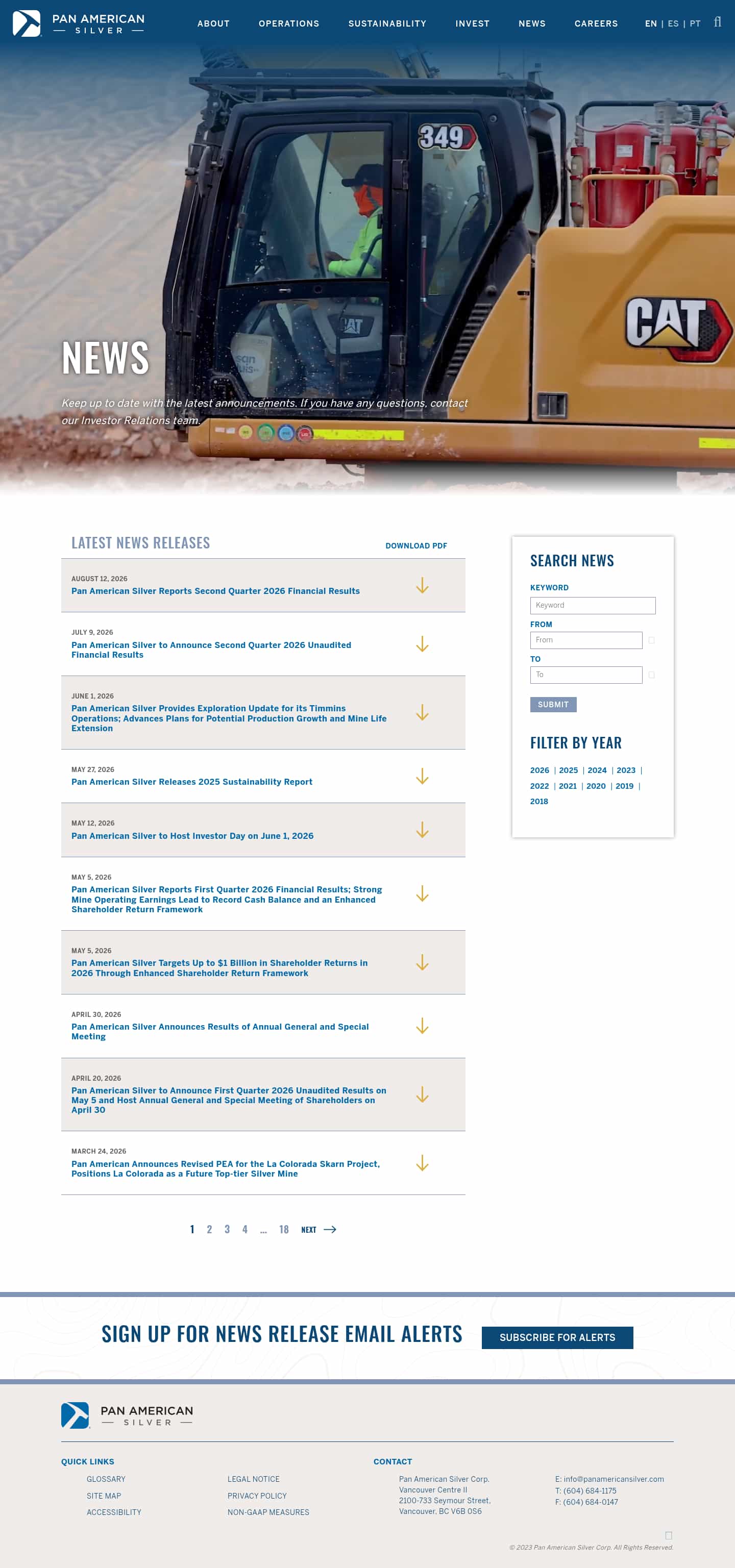 Latest website image capture