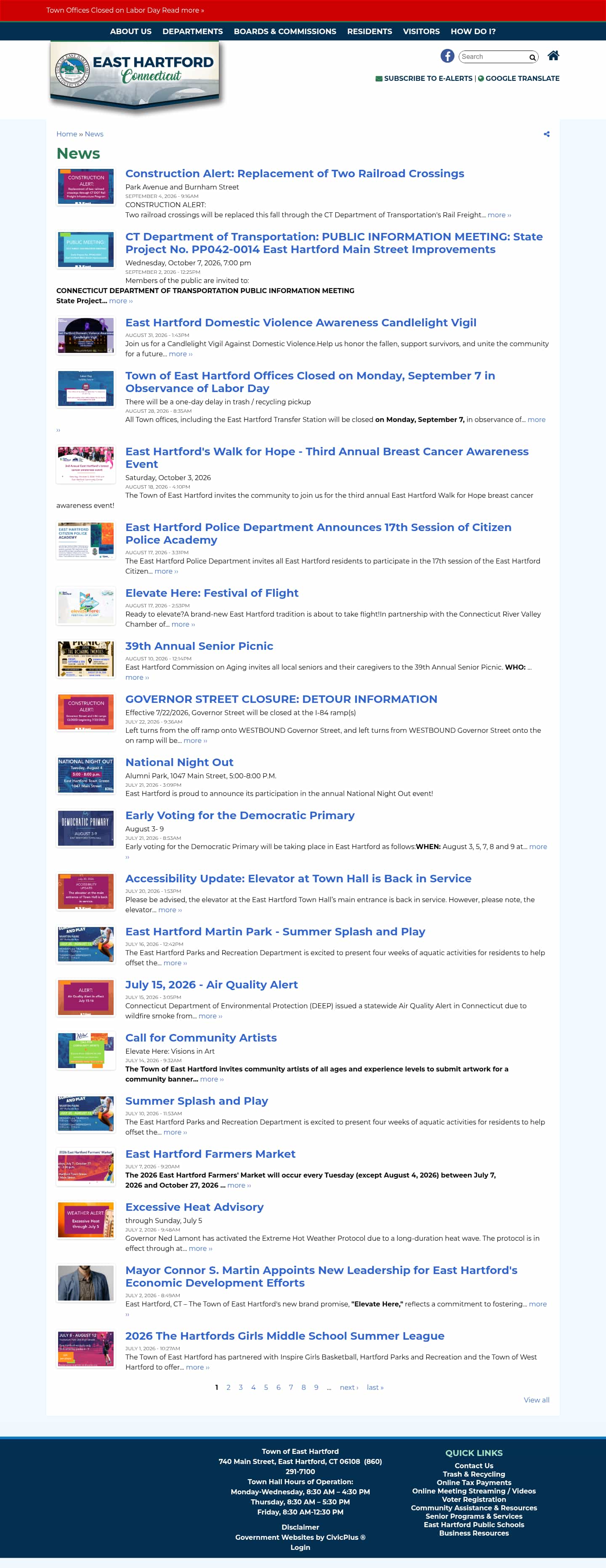 Latest website image capture