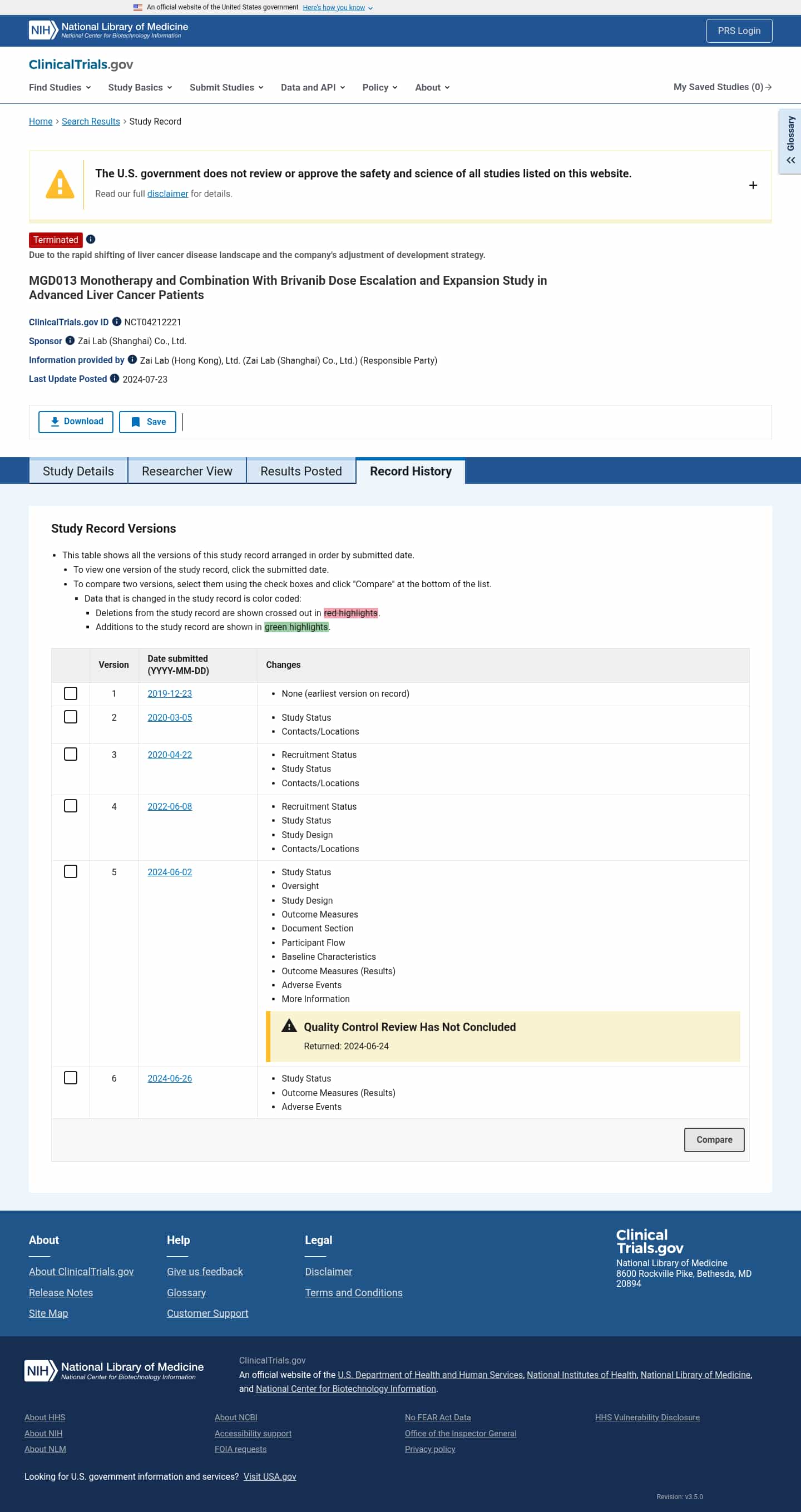 Latest website image capture
