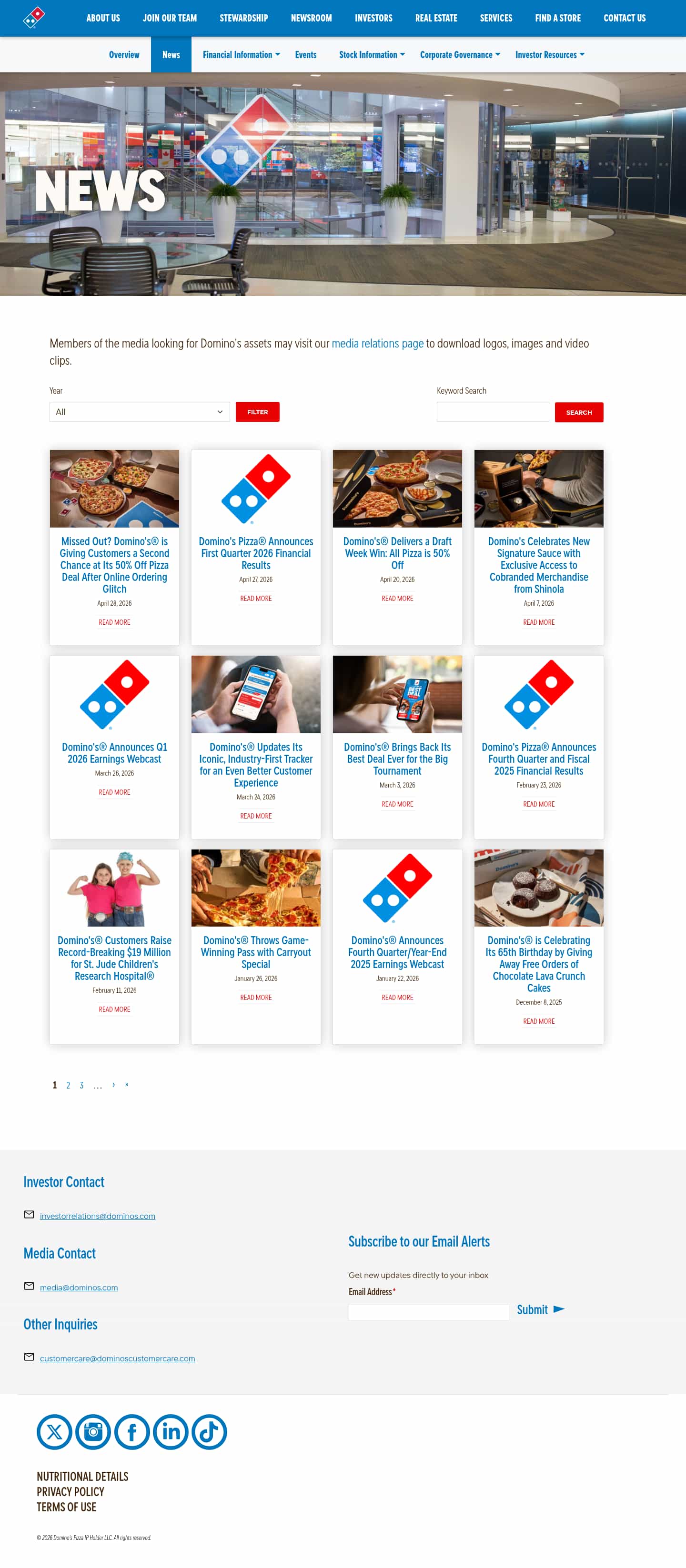 Latest website image capture
