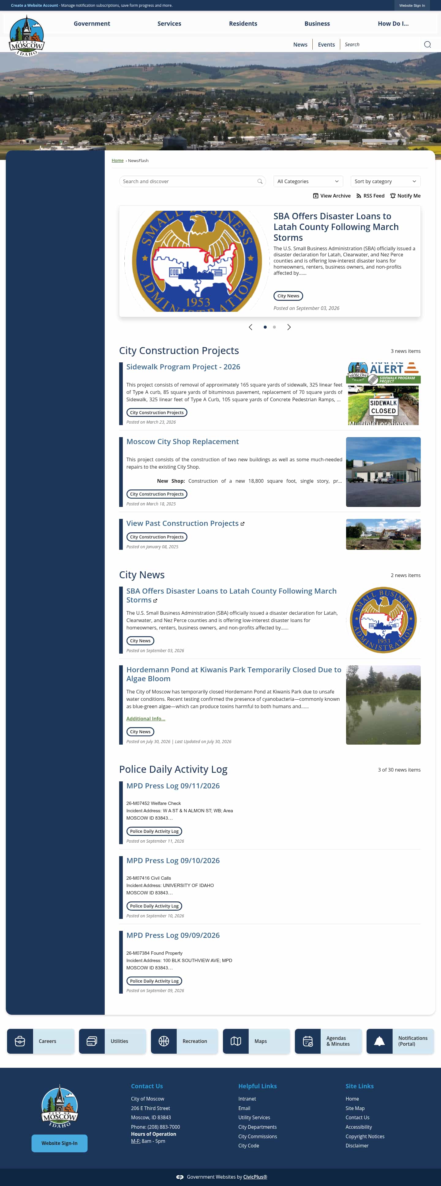 Latest website image capture