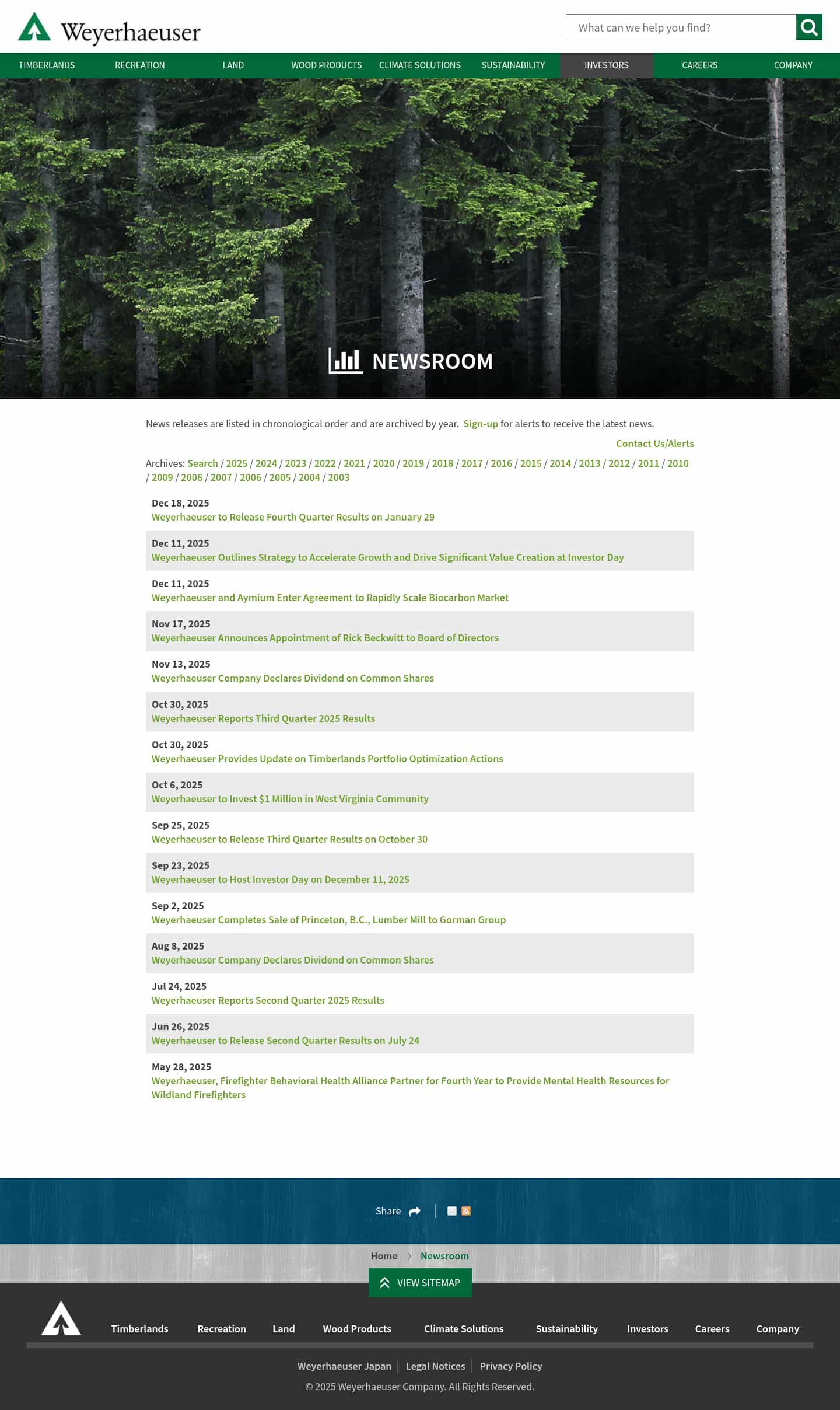 Latest website image capture