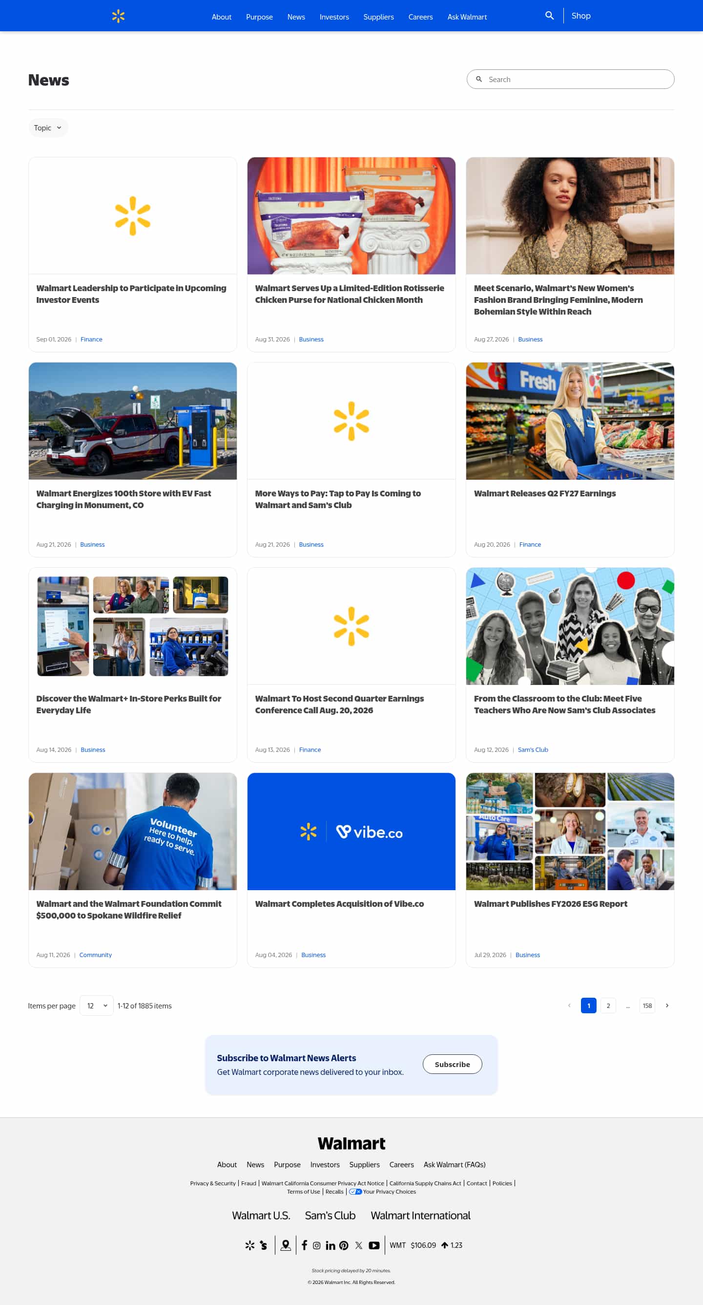 Latest website image capture