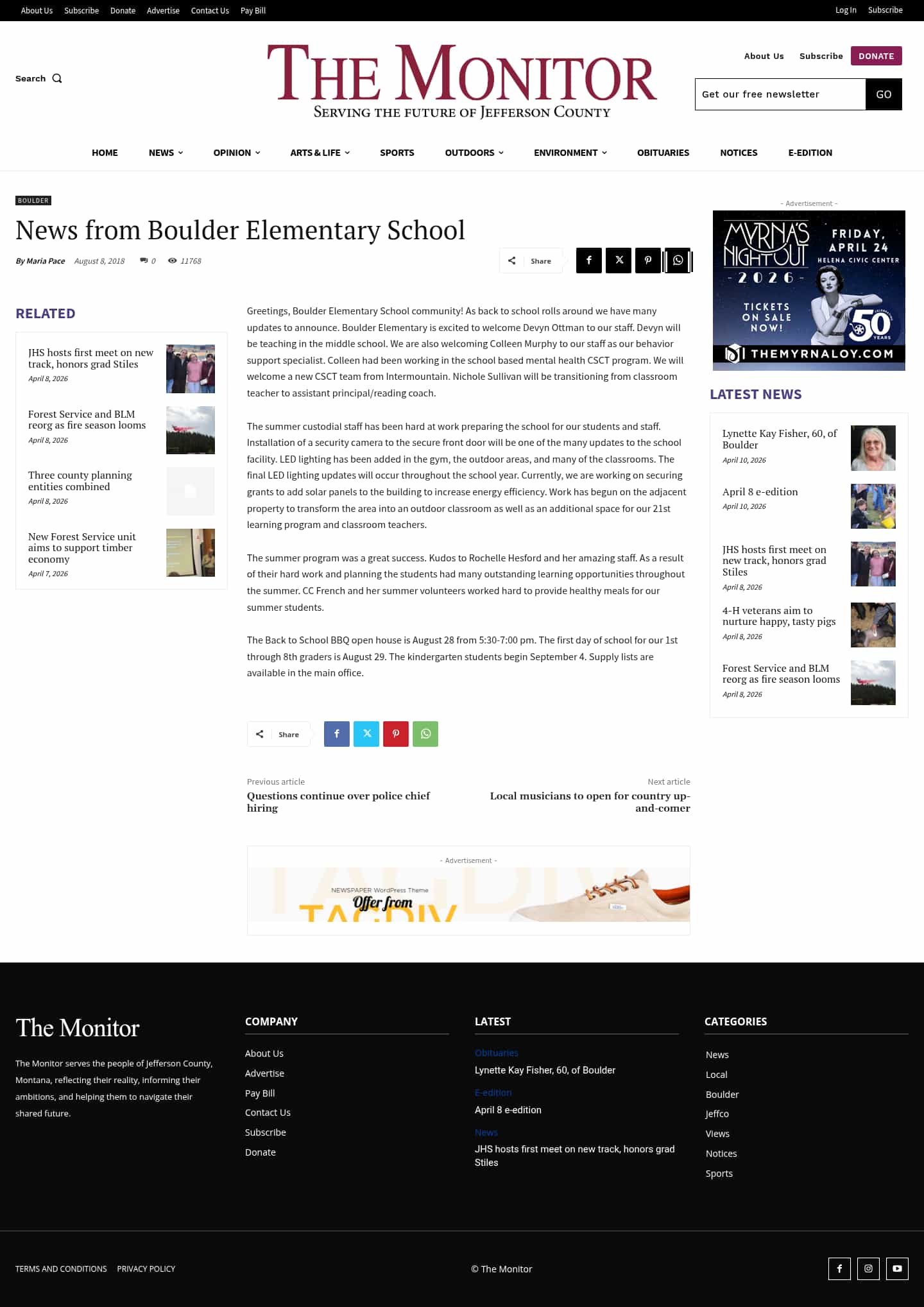 Latest website image capture