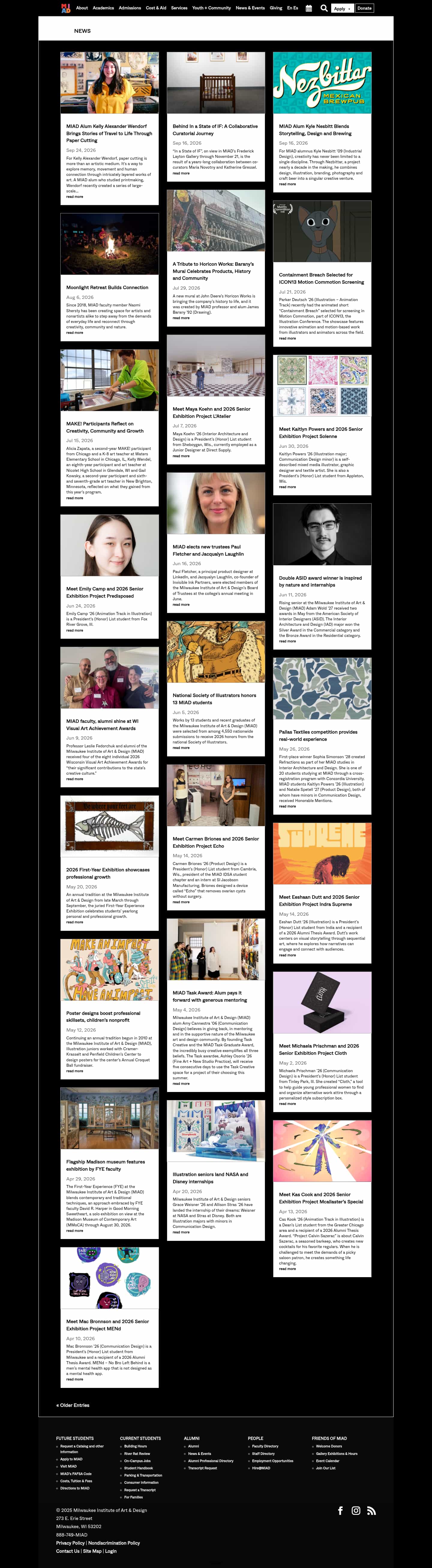 Latest website image capture