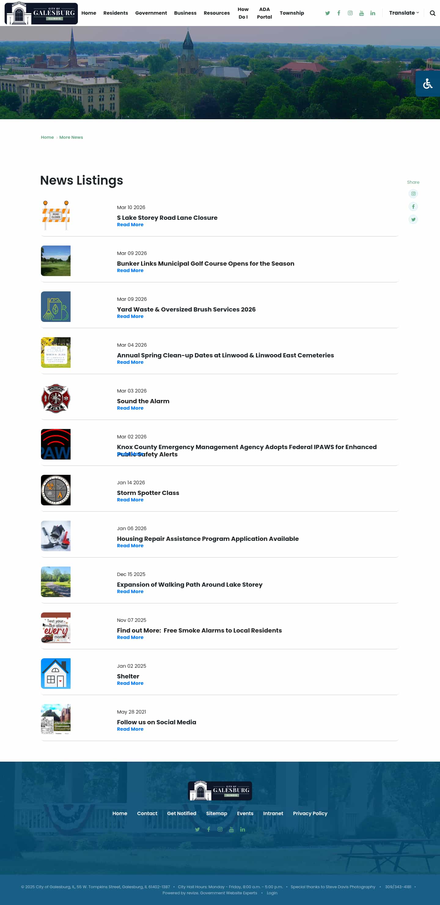 Latest website image capture