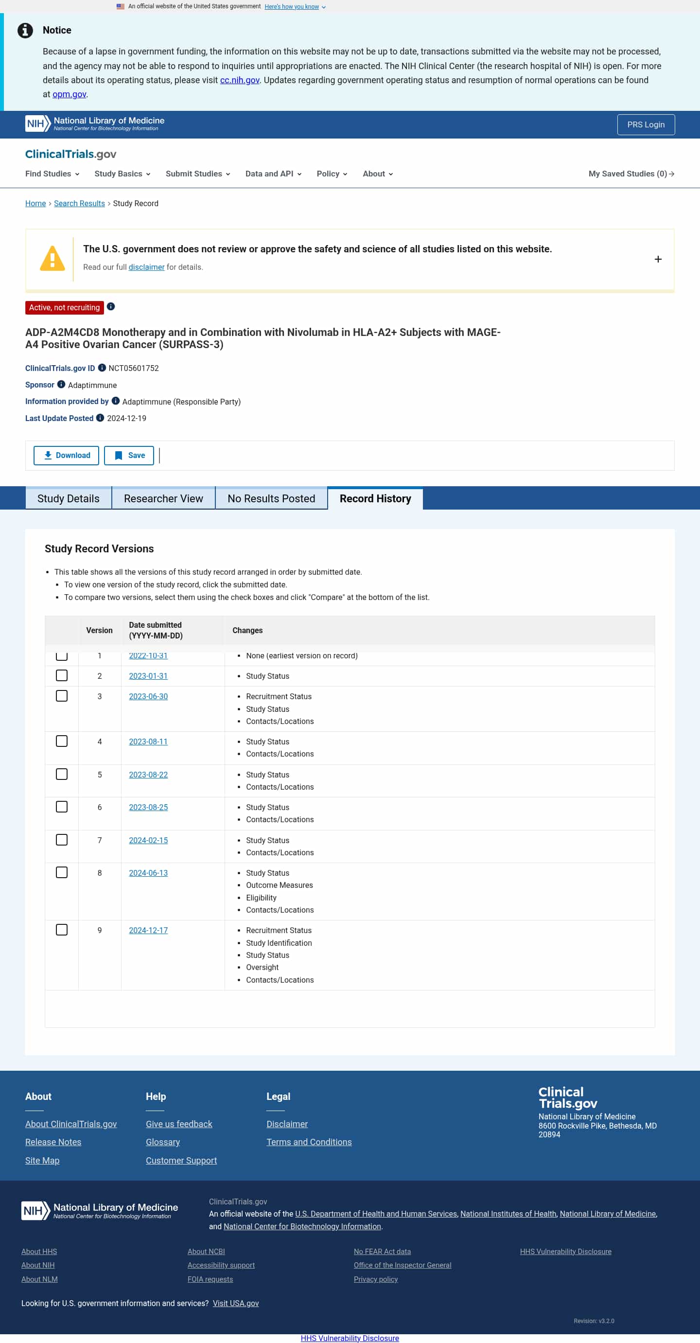 Latest website image capture