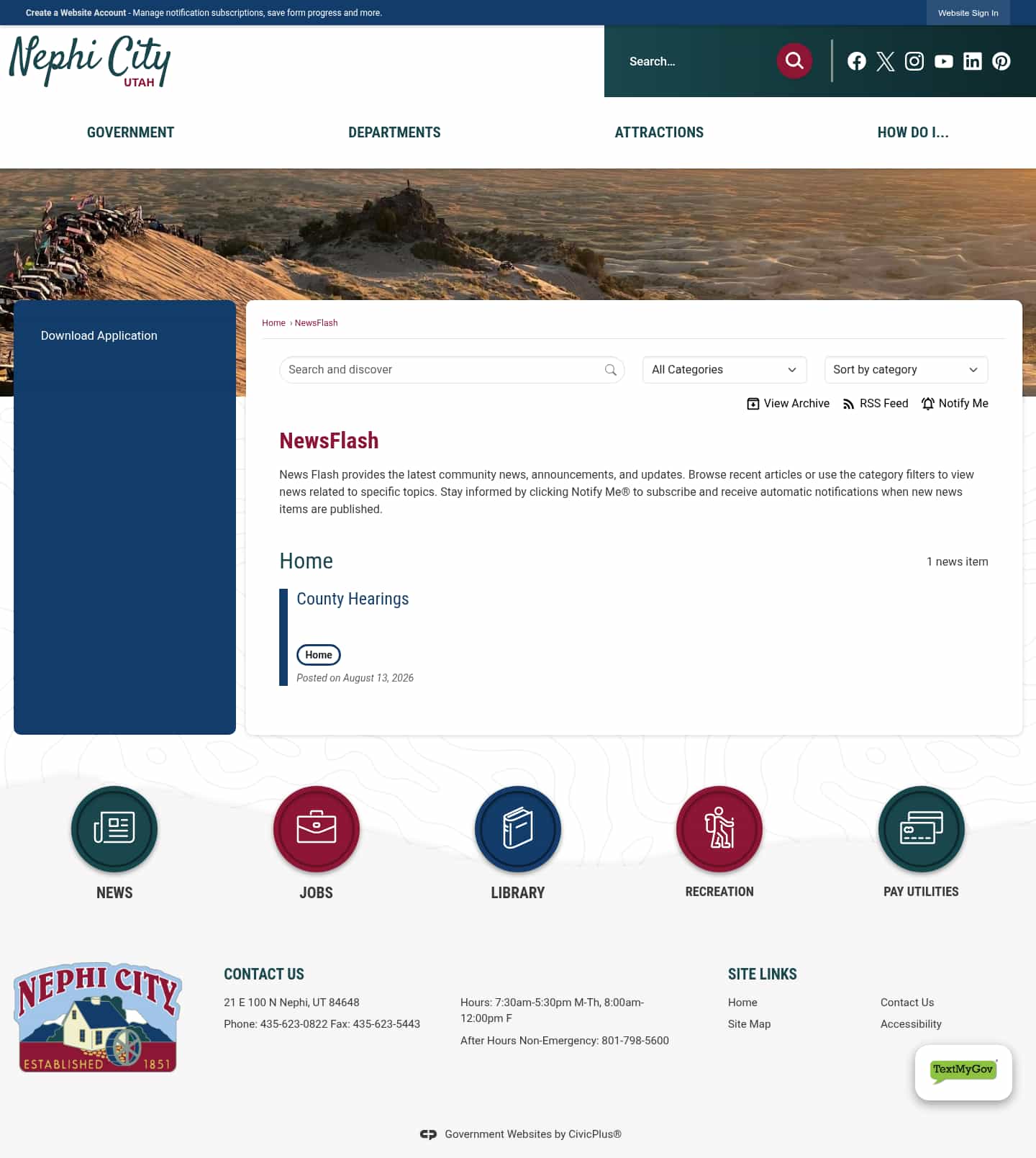 Latest website image capture